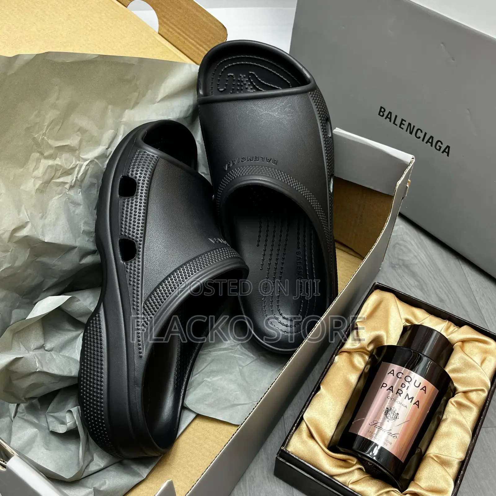 Original Balenciaga Crocs Slides