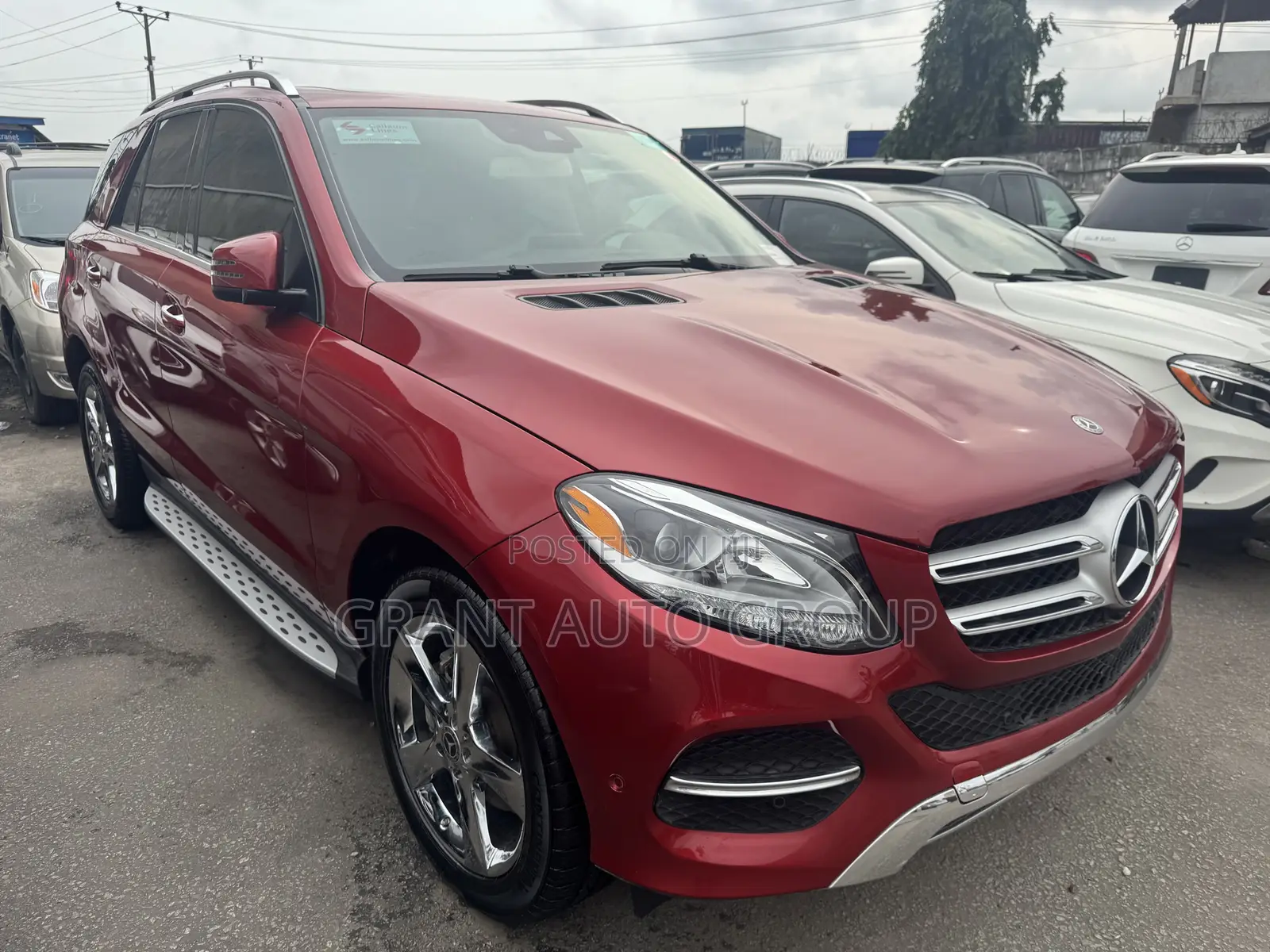 Mercedes-Benz GLE-Class GLE 350d 4MATIC 2018 Red