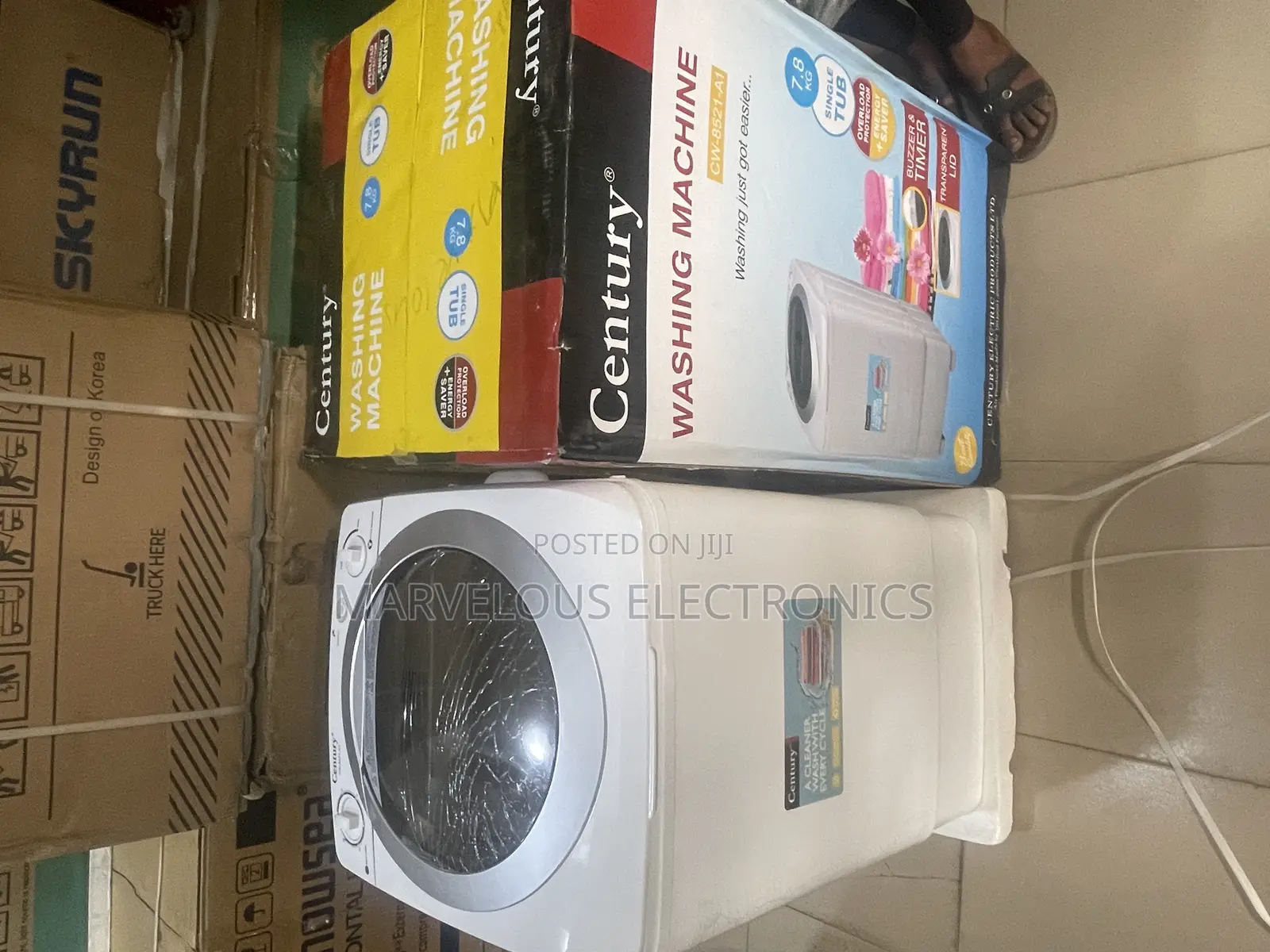 Brand New Century 8kg Single Washing Machine Available Coper