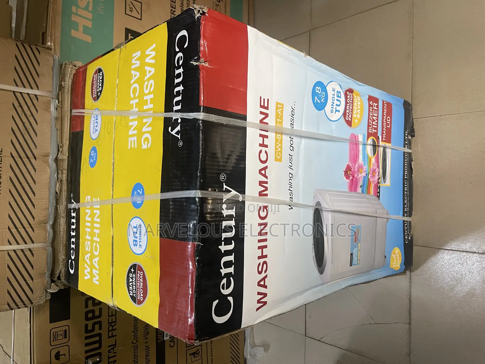 Brand New Century 8kg Single Washing Machine Available Coper