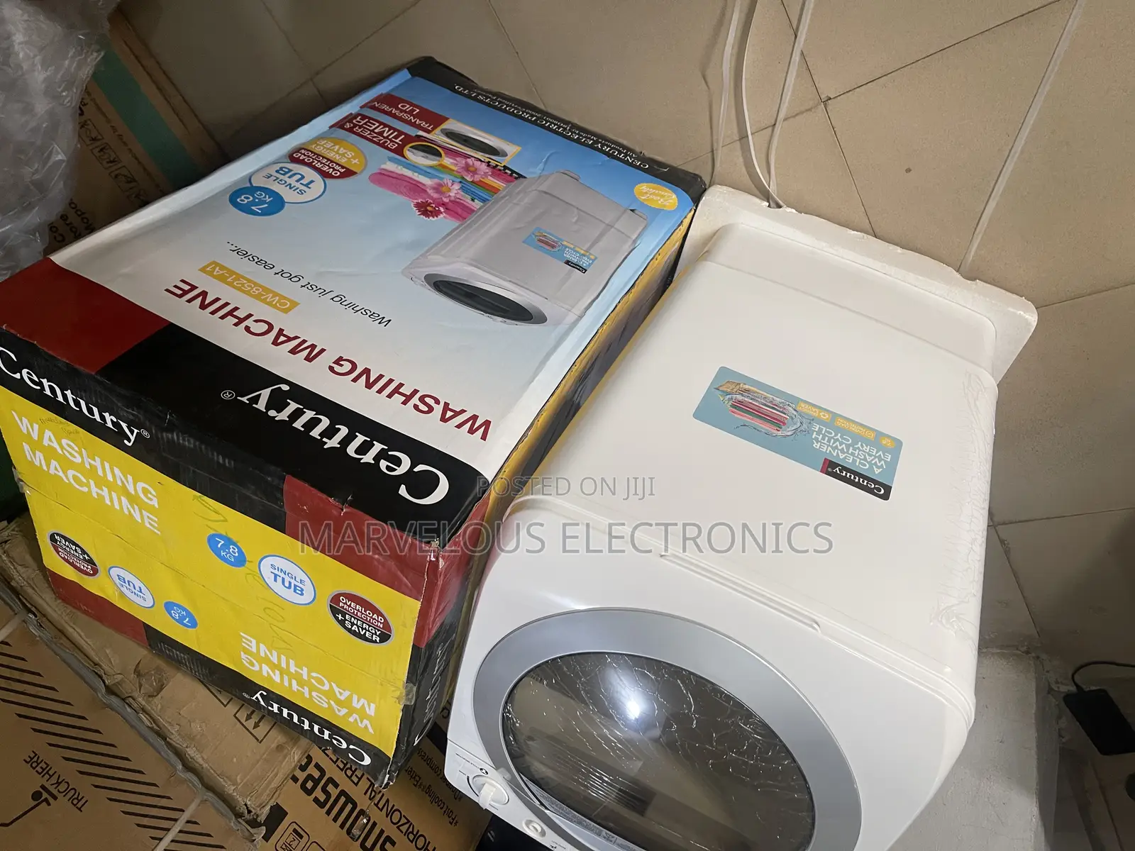 Brand New Century 8kg Single Washing Machine Available Coper