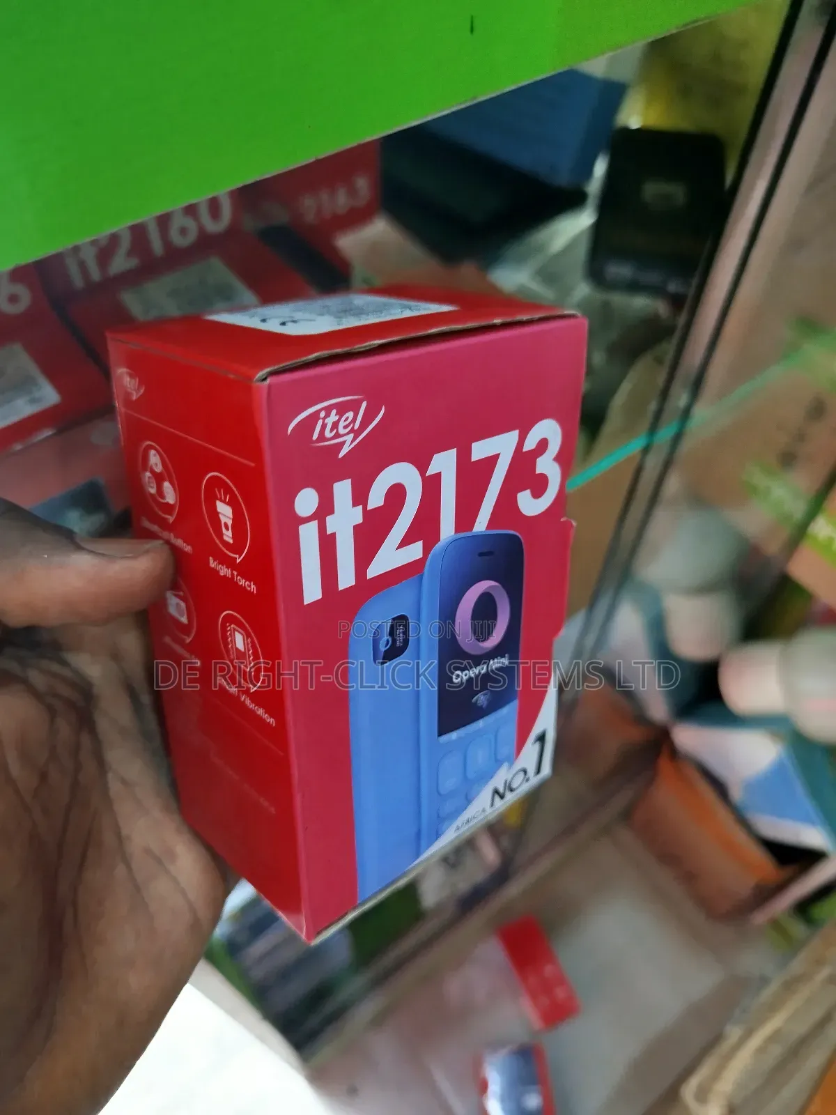 New Itel it2173 Black