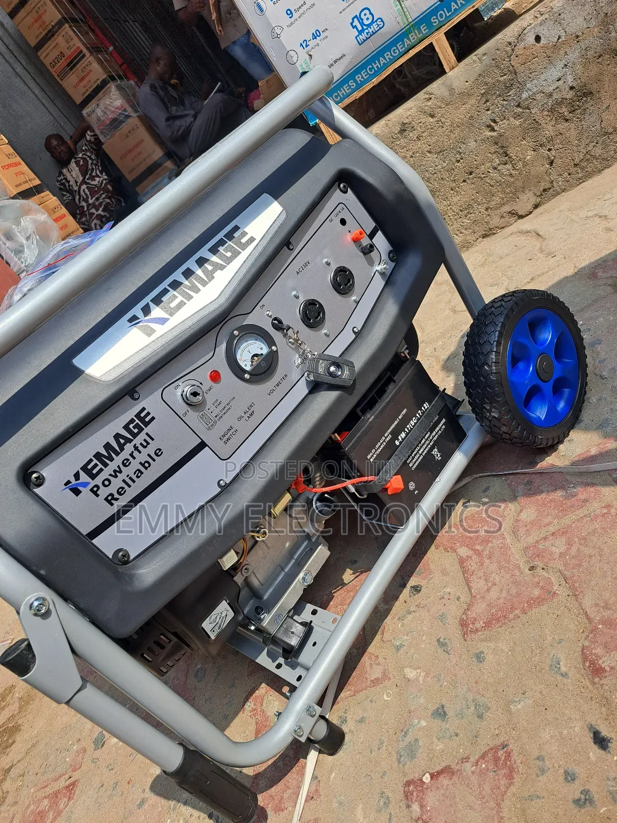 100% Copper Coil Remote Control Petrol Gen Kemage 12kva