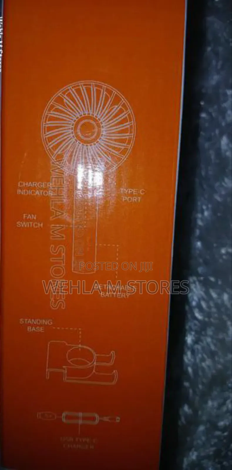 Lontor 4" Handheld Rechargeable Fan - CTL-Mf012-4