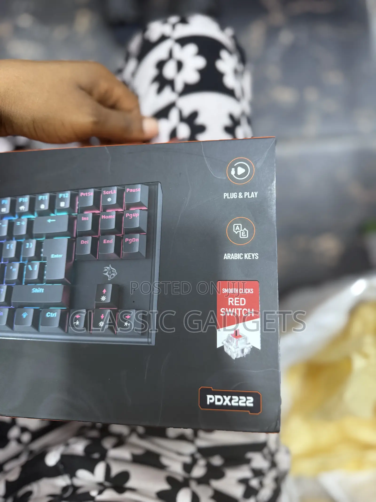 Porodo Pdx222 Gaming TKL Mechanical Keyboard