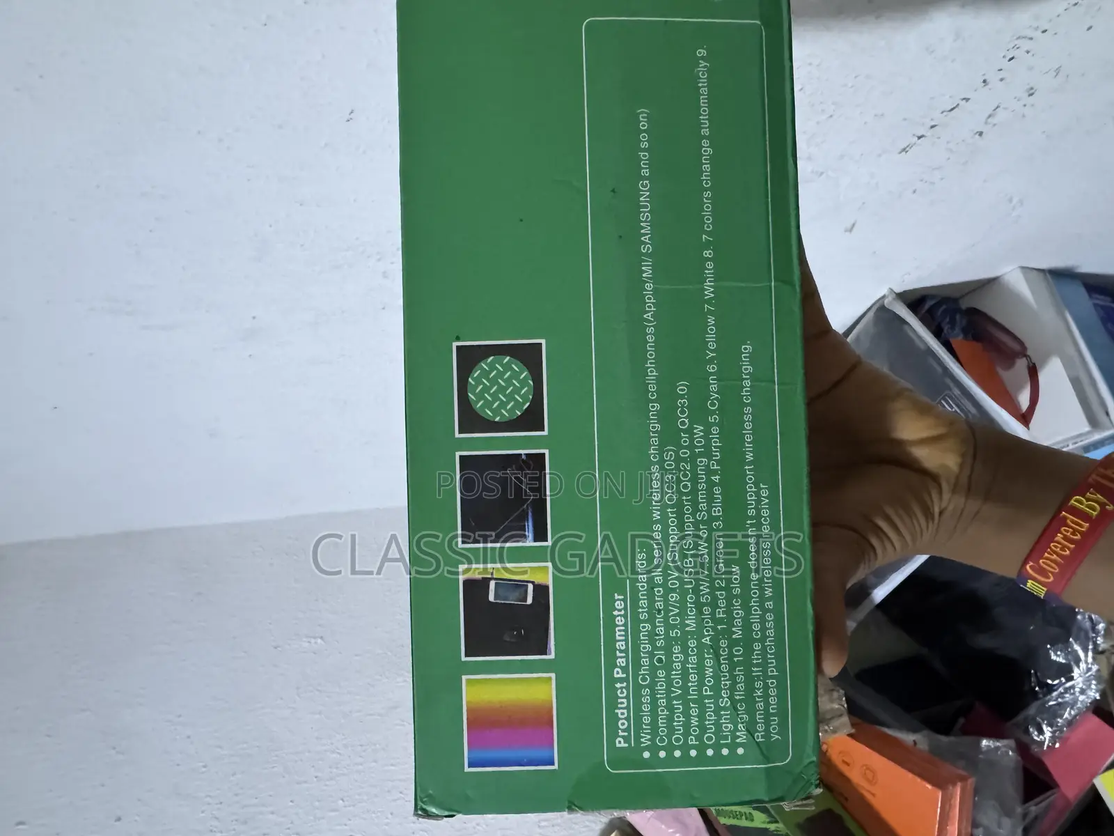 Led-02 Wireless Charging RGB Led Mouse Pad