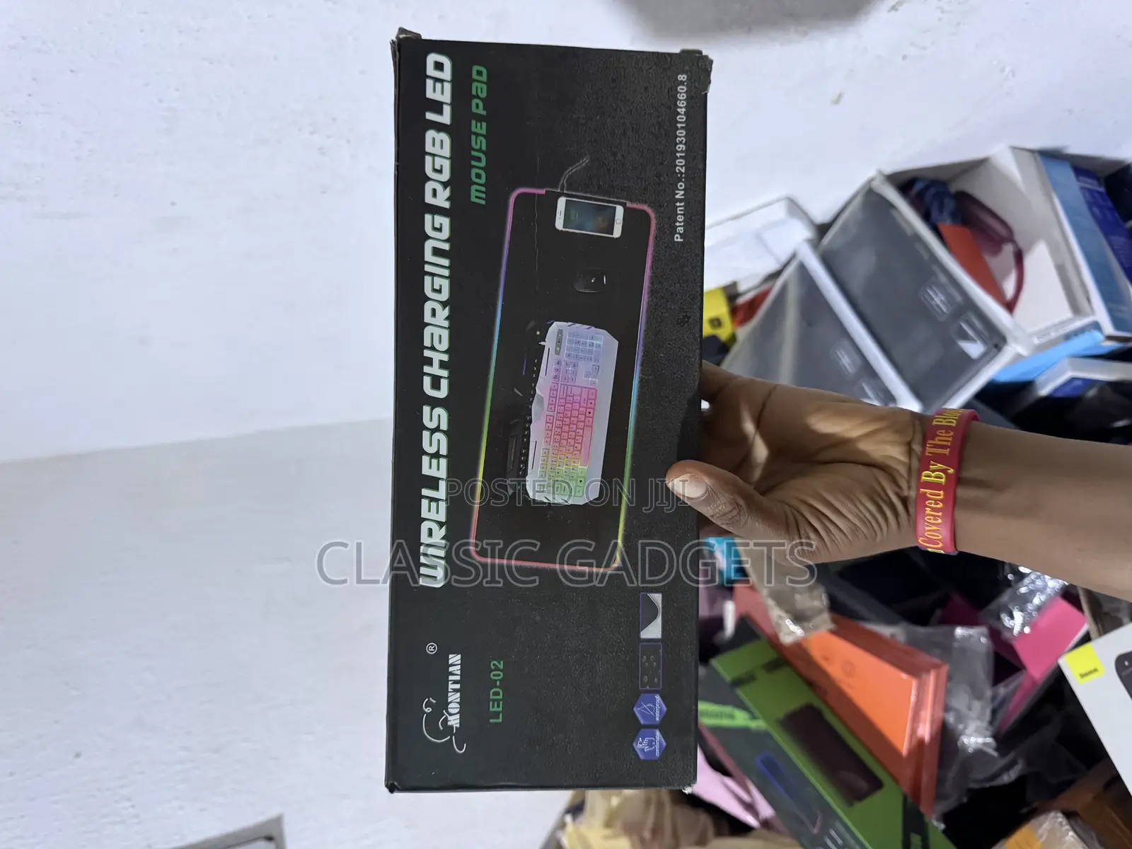 Led-02 Wireless Charging RGB Led Mouse Pad