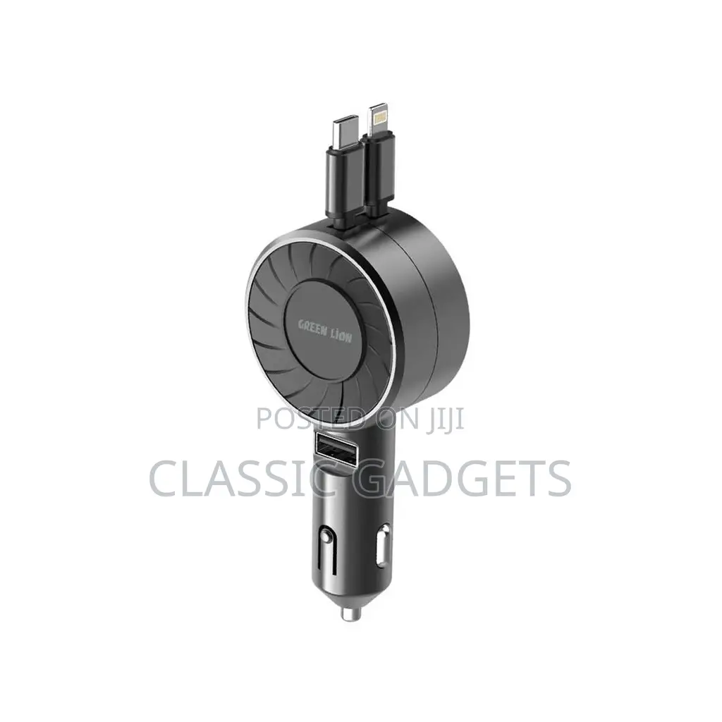 Green Lion Telescopic 50w Car Charger