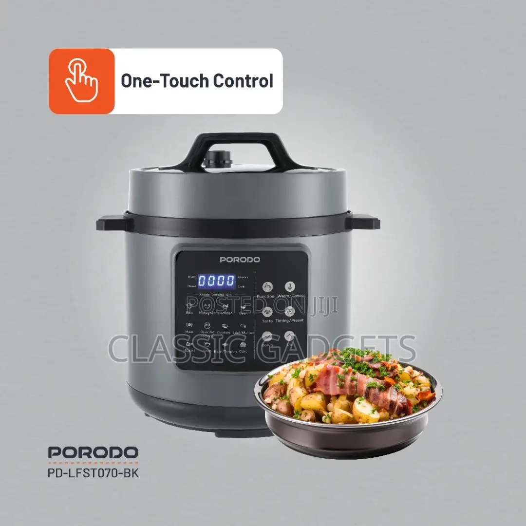 Porodo Lifestyle 1300w Multi-Cuisine 6l Pressure Cooker