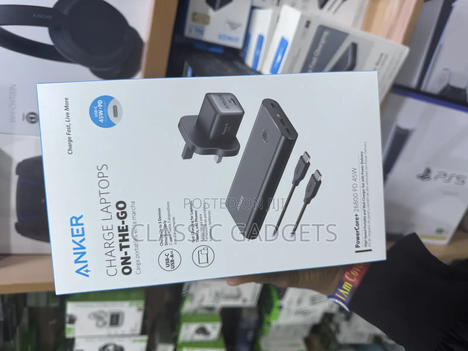 Anker Charge Laptop on the Go Powercore 26800mah Power Bank