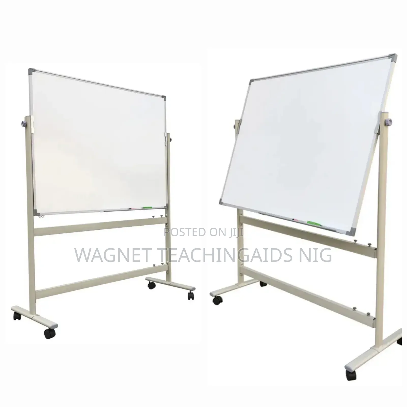 120x120cm Doble Sided White Magnetic Board