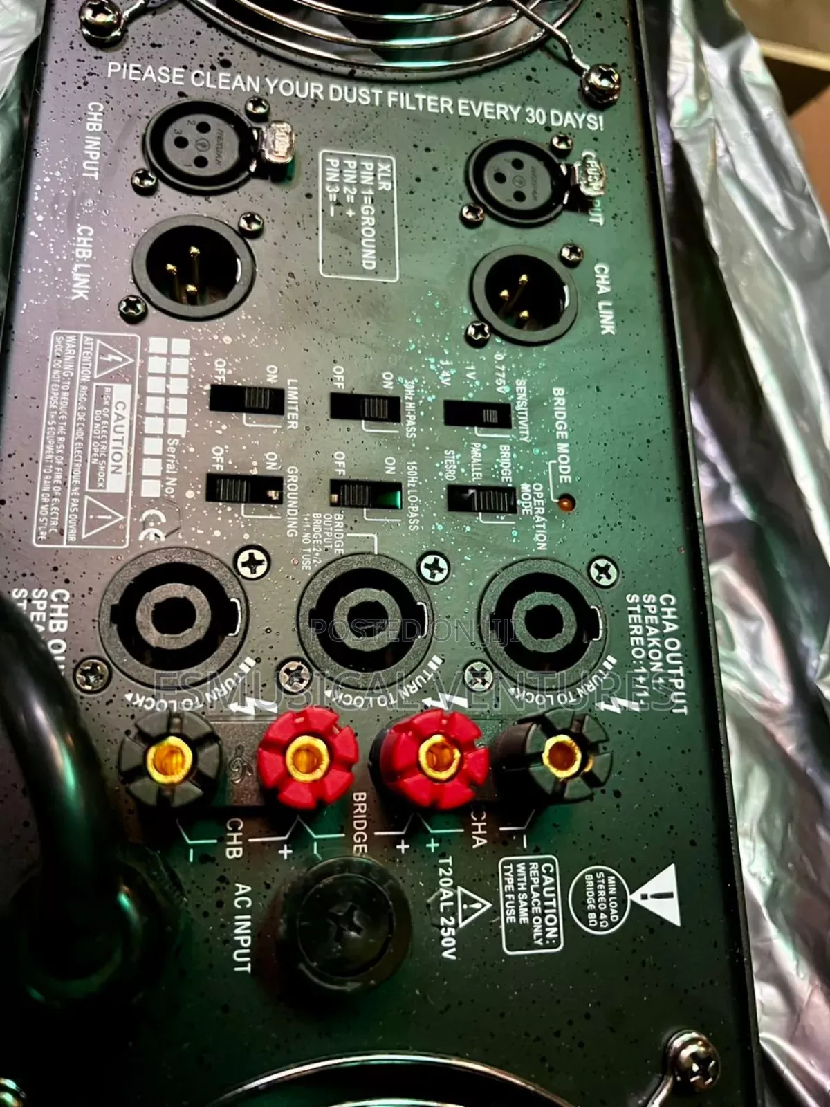 Tyros Sound Ty7000 Heavy Duty Power Amplifier