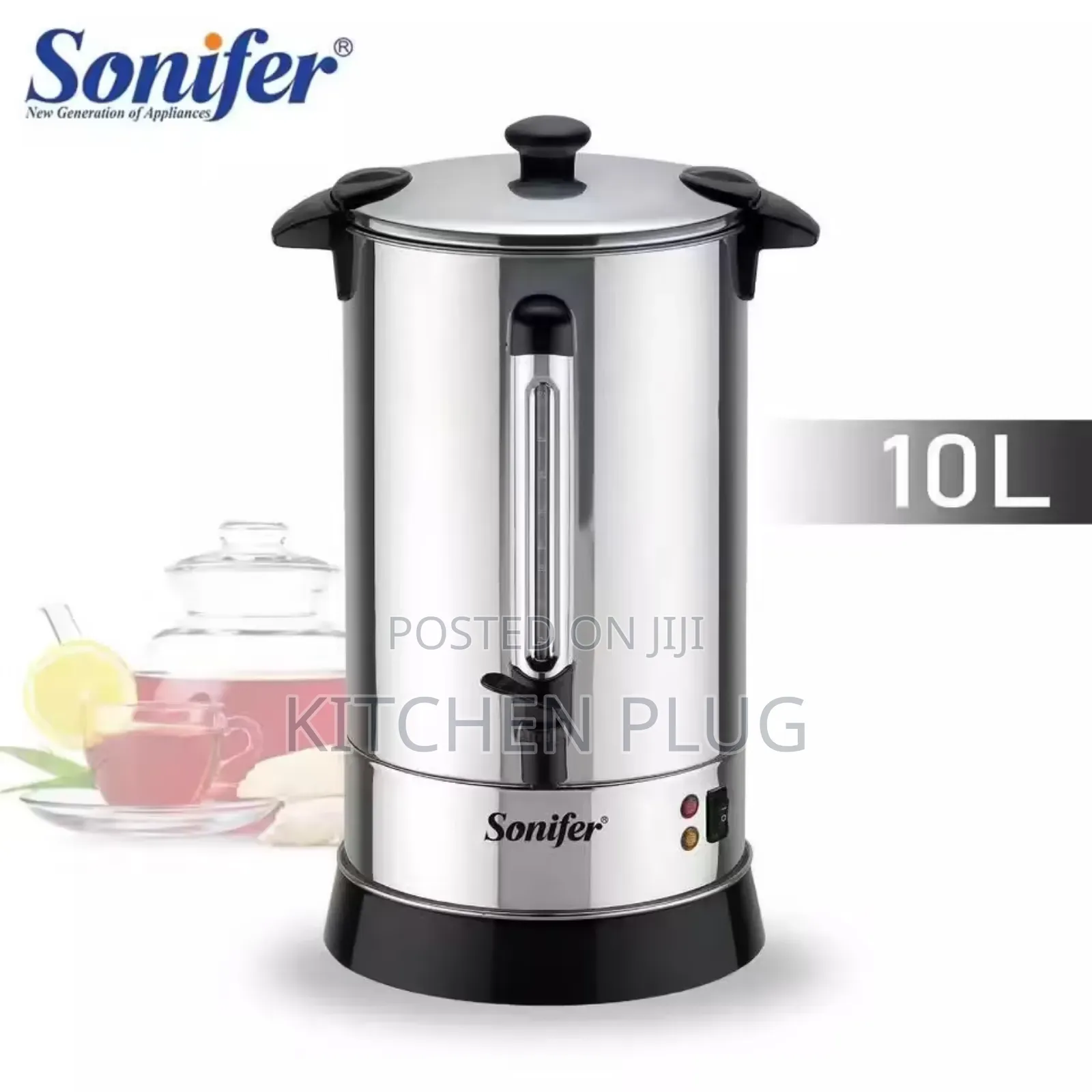 Sonifer Stainless Steel 10 Litre Electric Hot Water Boiler