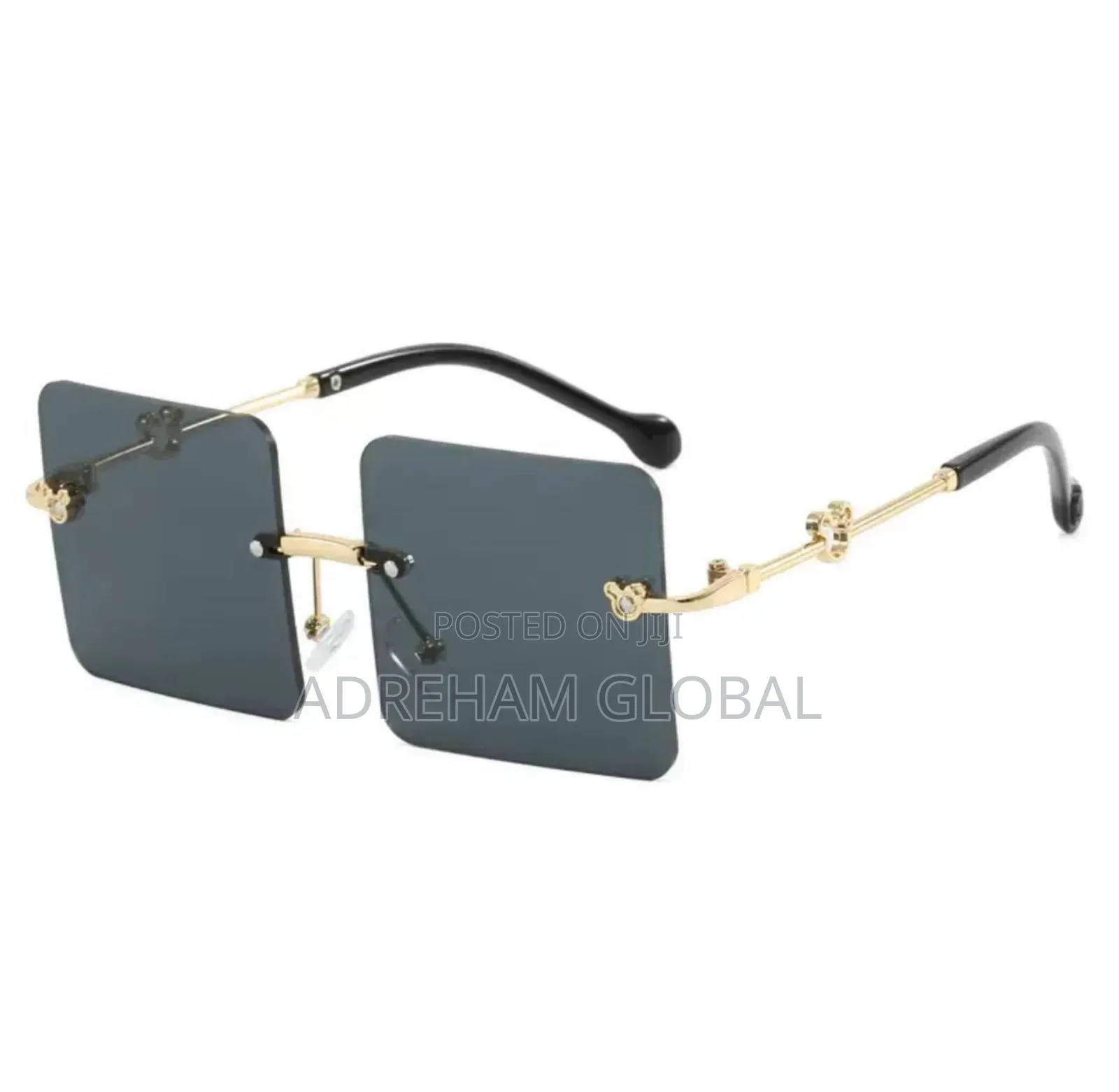 Square Love Shape Girls Fire Flame Sunglasses Flameless