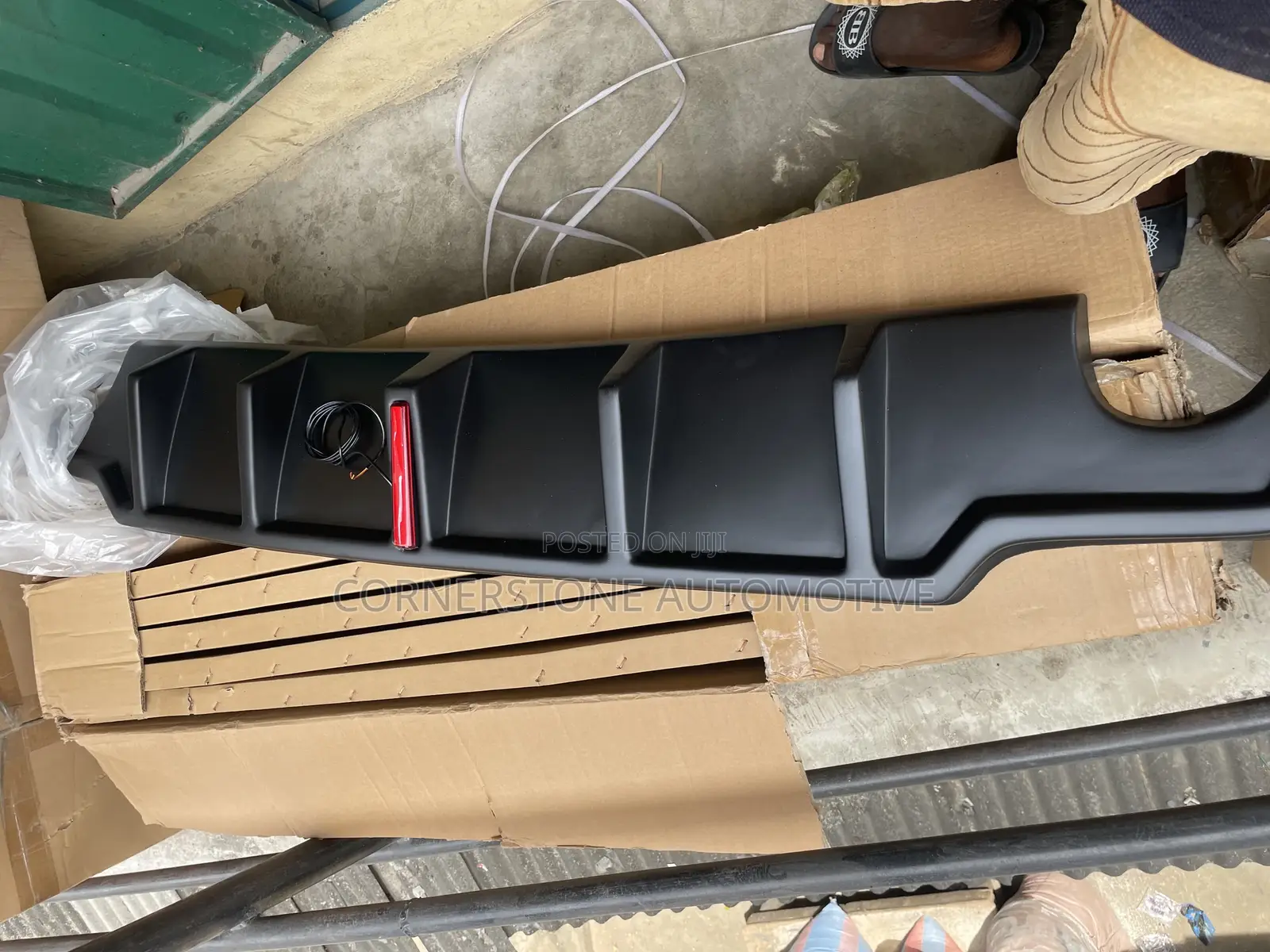 Back Spoiler Plastic Is 250 With Led Lights