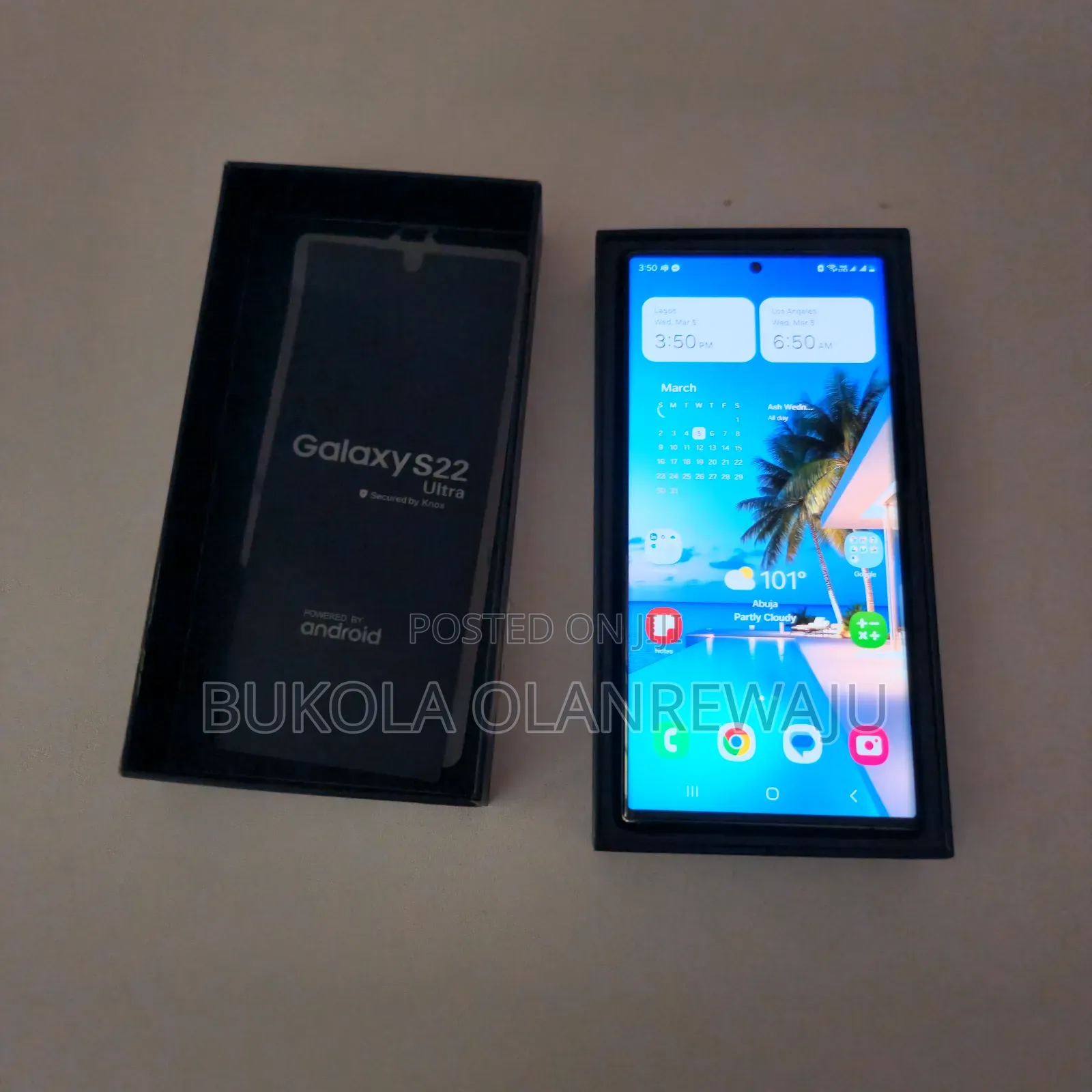Samsung Galaxy S22 Ultra 128 GB Black