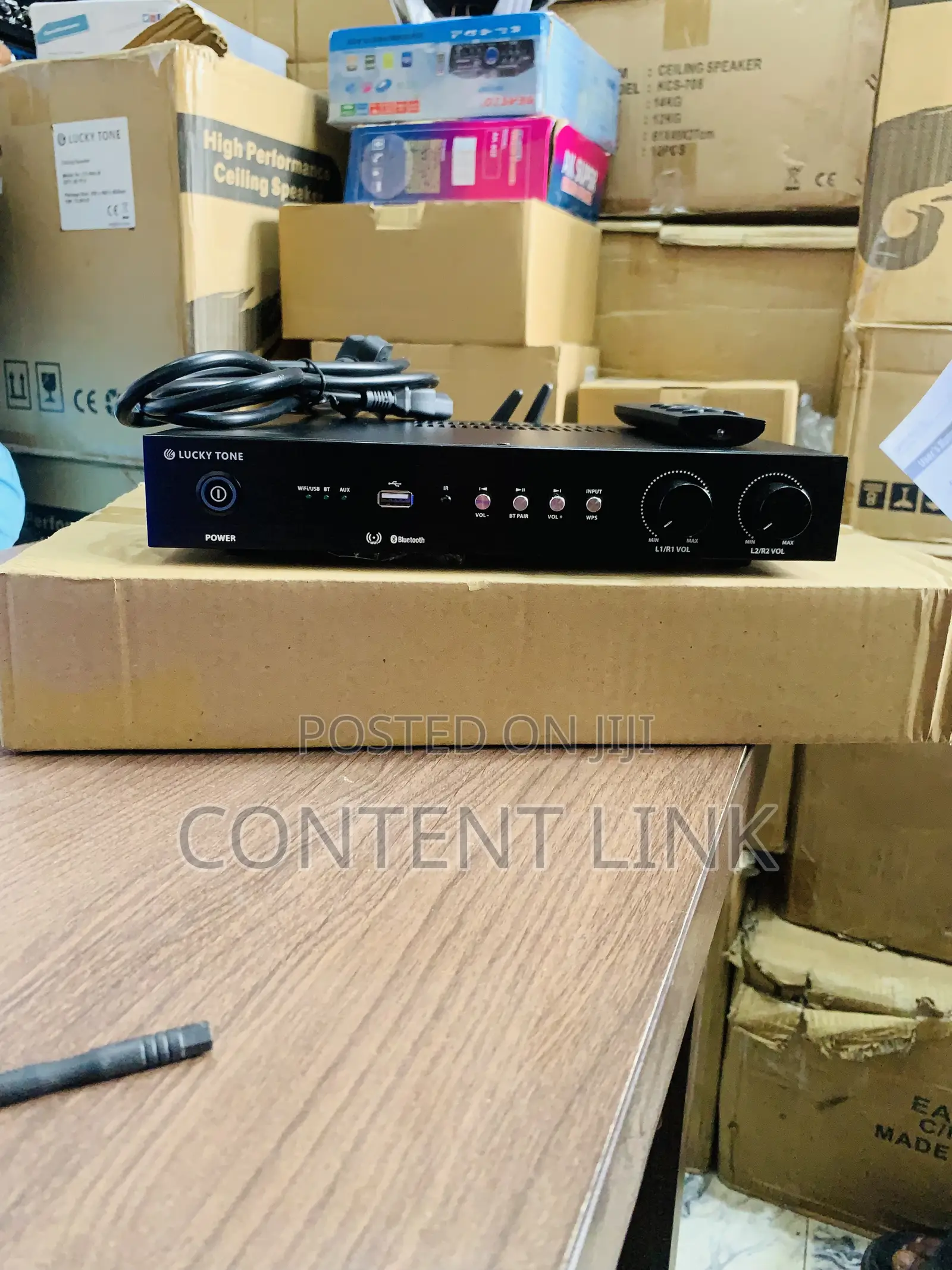 2 Zone Internet Table Top Amplifier