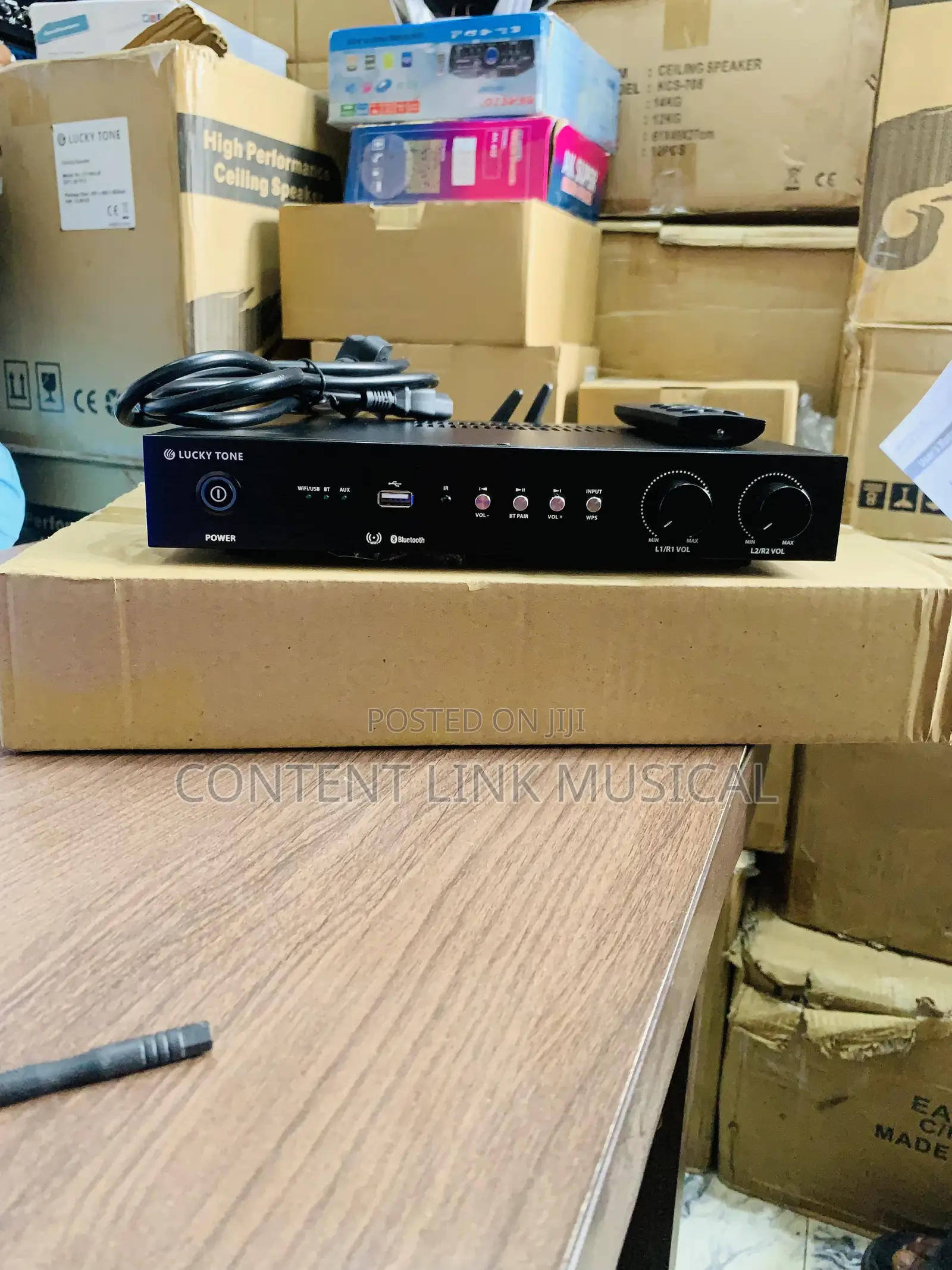 2 Zone Internet Table Top Amplifier