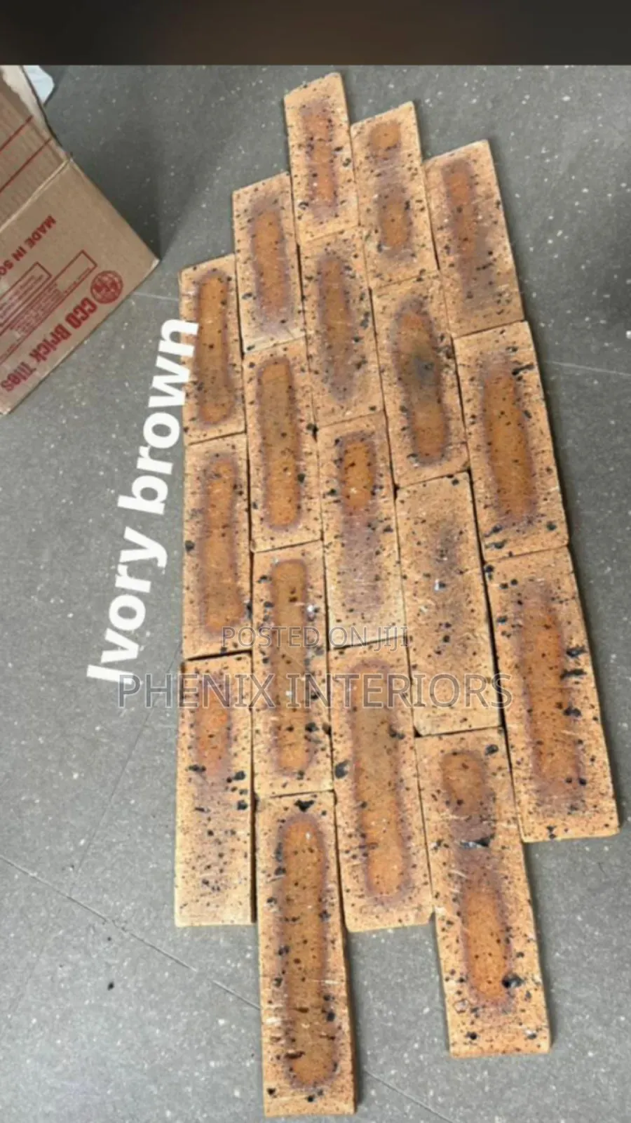 South African Burnt Bricks Tile.