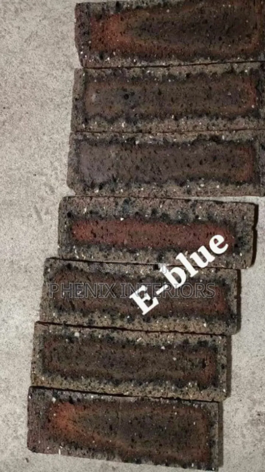South African Burnt Bricks Tile.