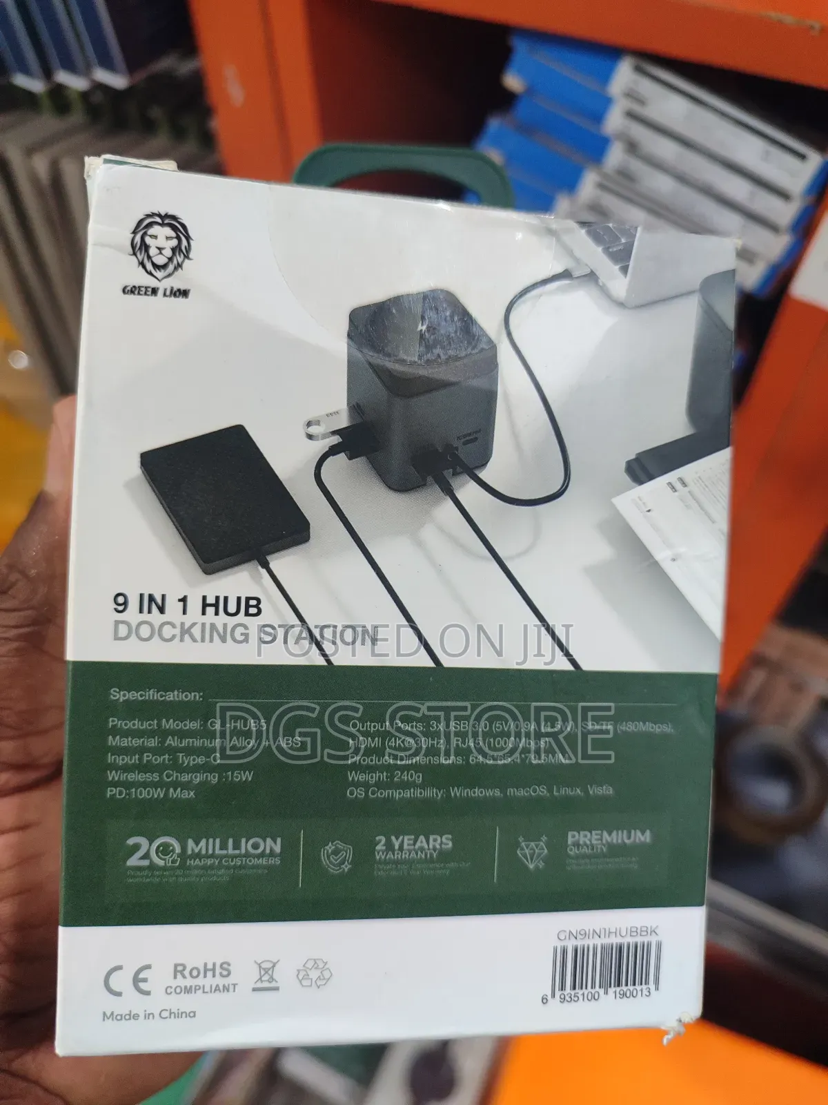 Green Lion 9in1 Hub Docking Station