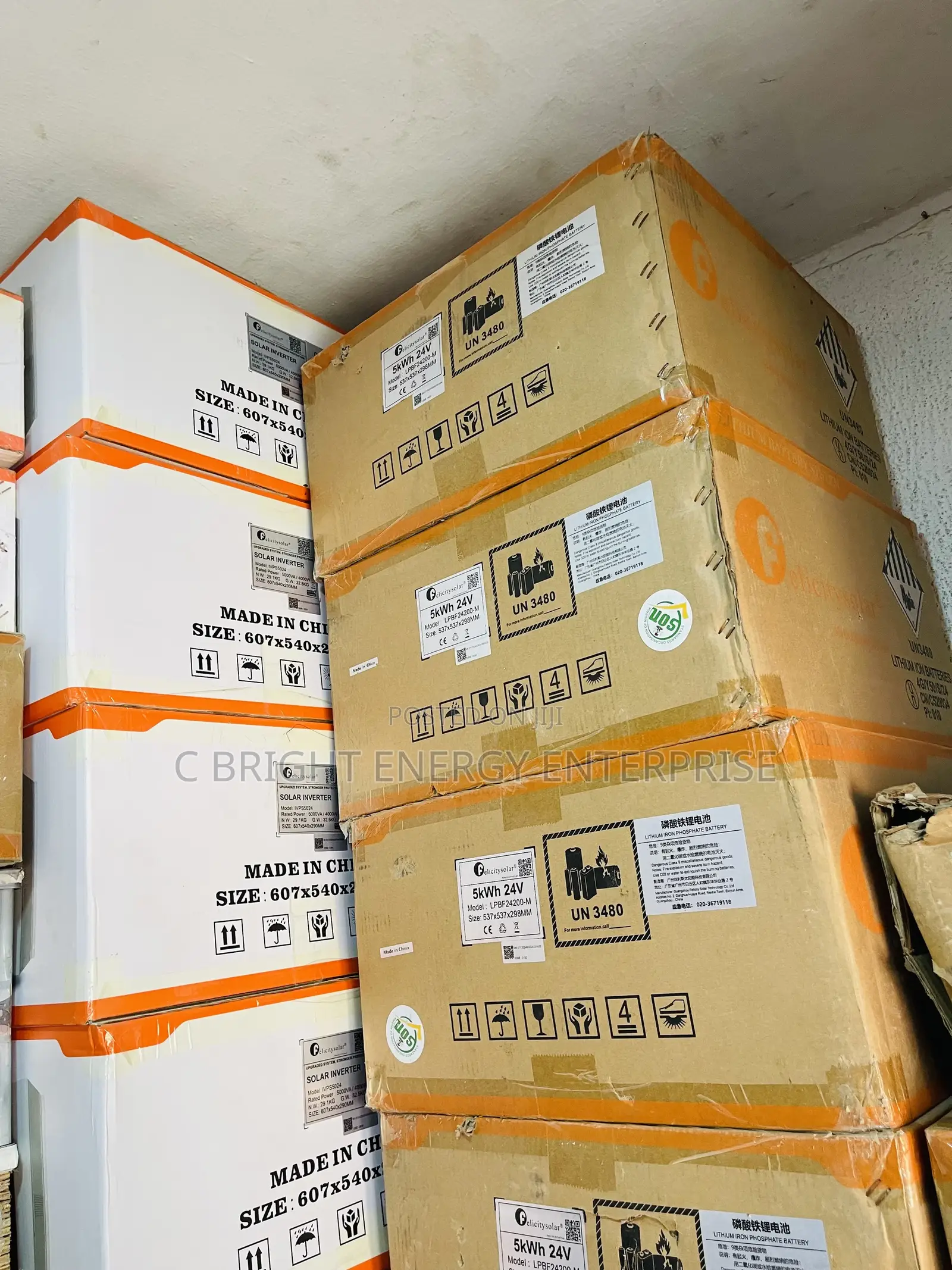 5kwh 24v Felicity Solar Lithium Battery 72 Months Warranty