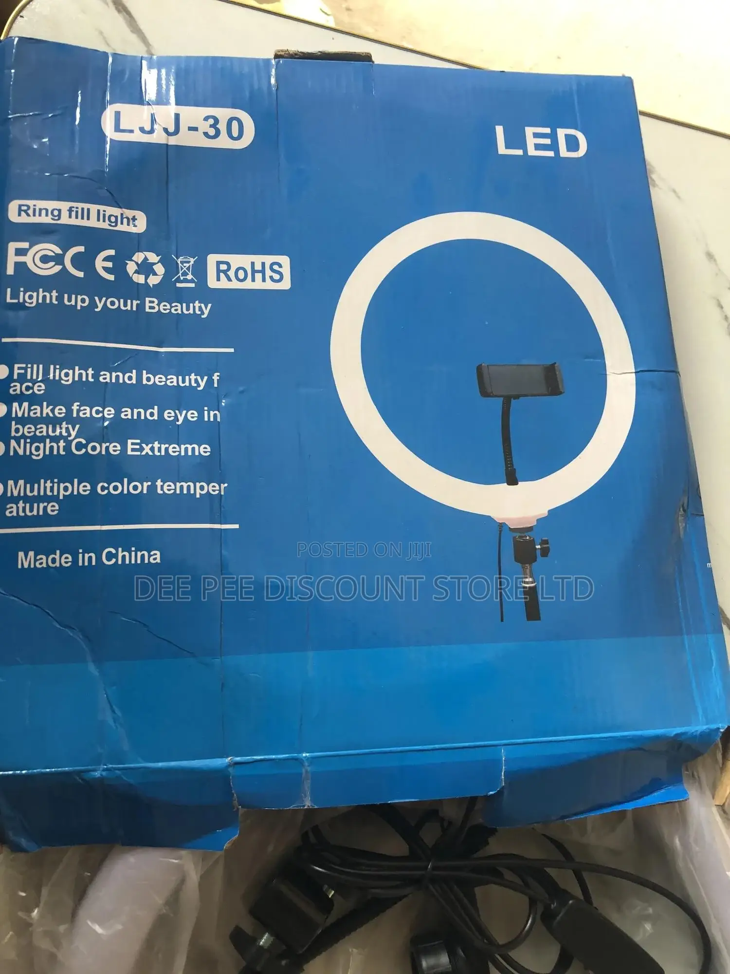 Ring Light With Tripod Stand 12 Inches