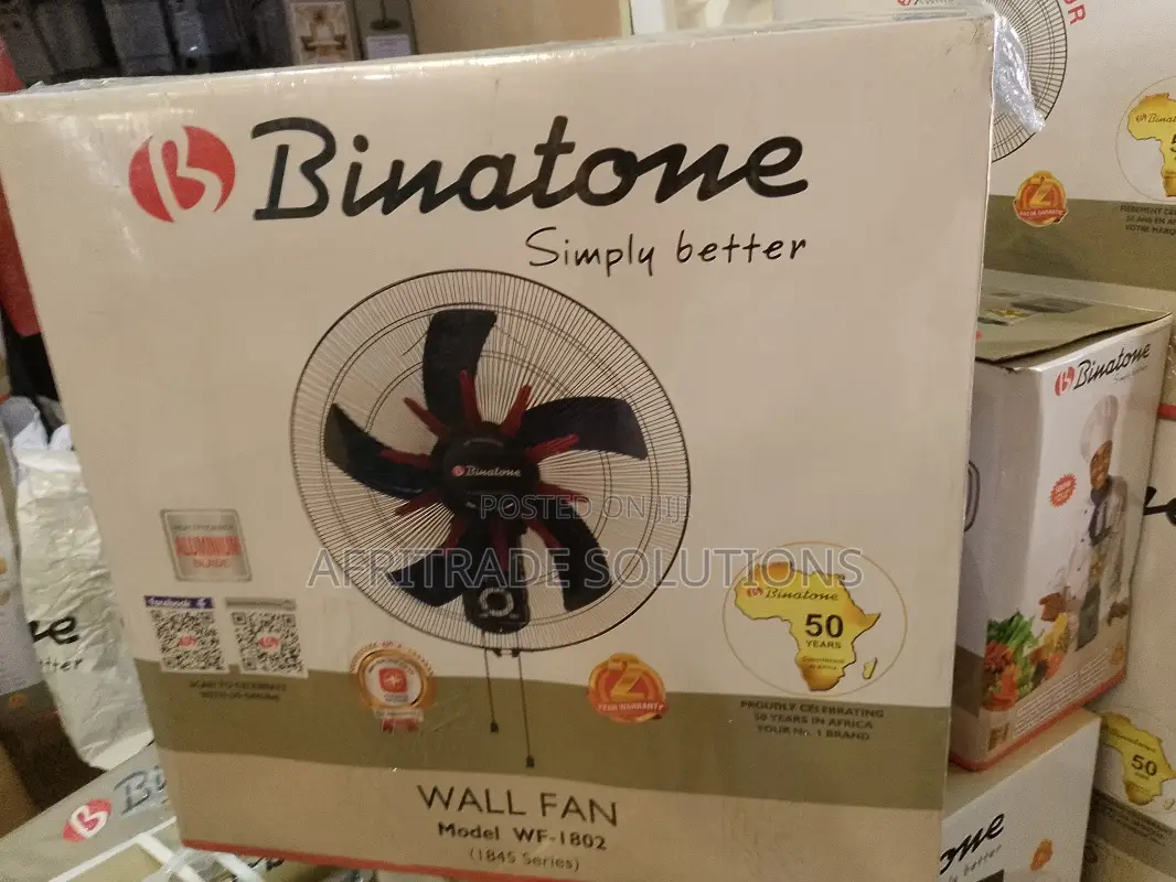 Industrial 18" Binatone Wall Mounted Fan