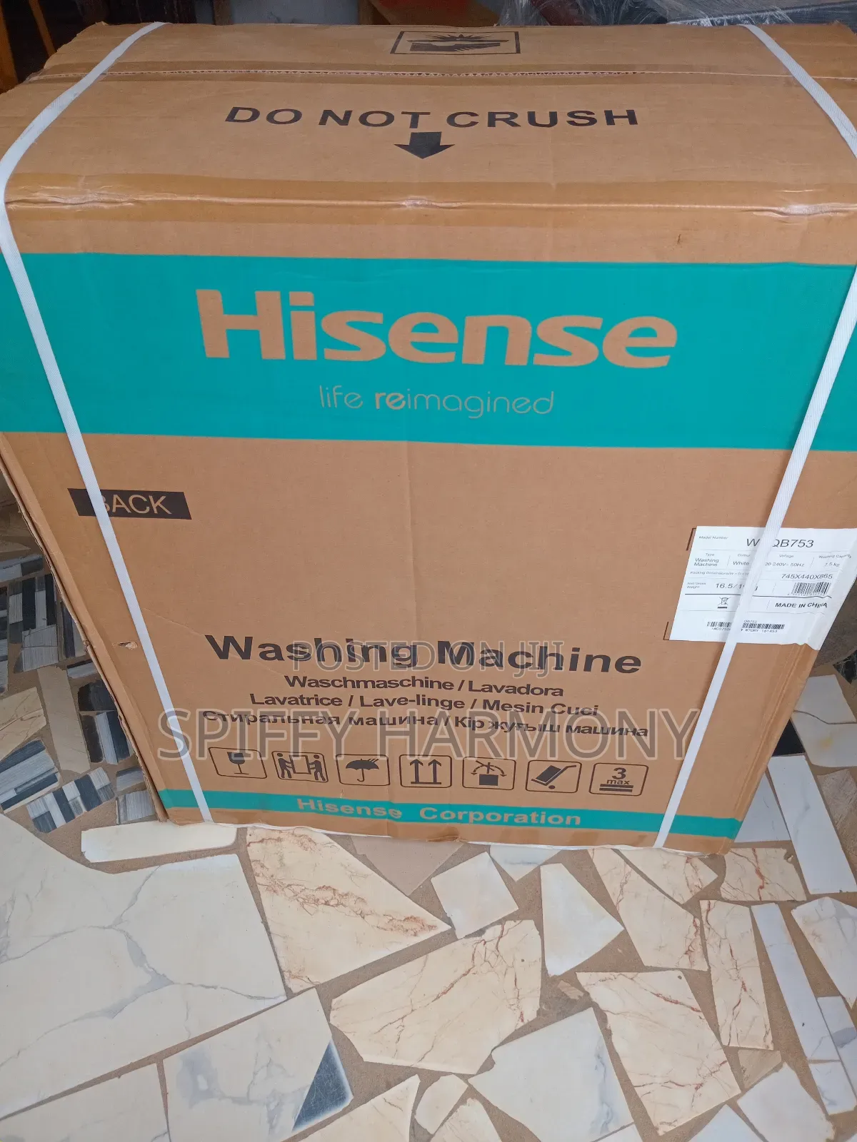 Hisense 7.5kg Washing Machine