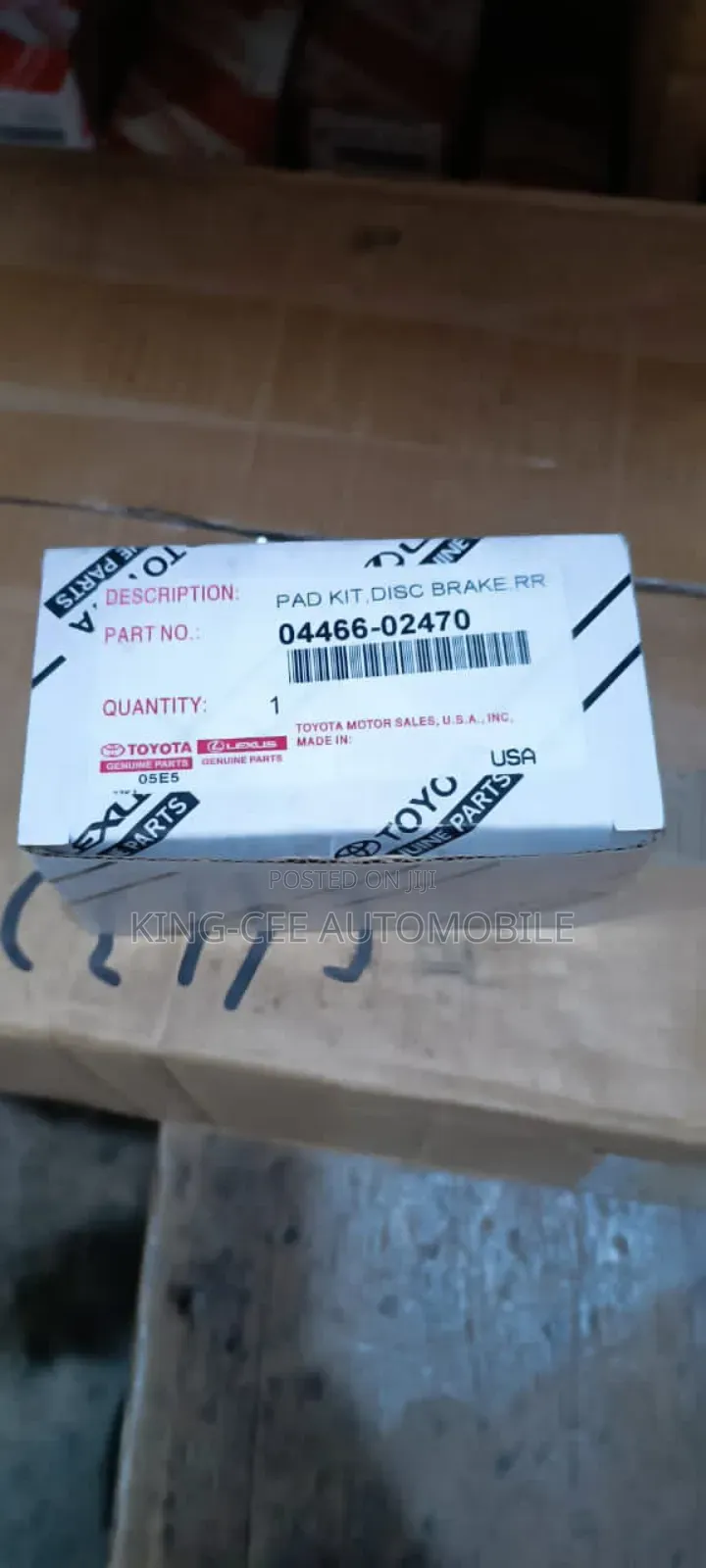 Brake Pads Corolla 2018 Rear South Africa Model