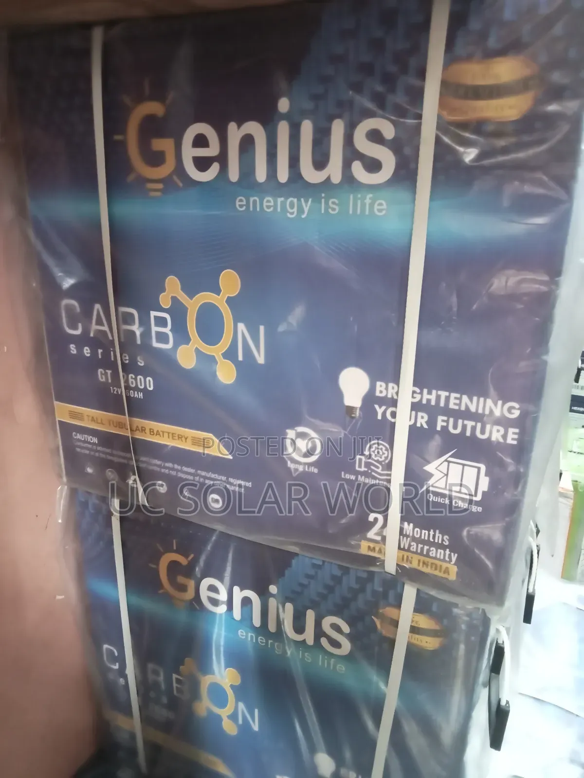 Genius 260a Solar Tubular Battery