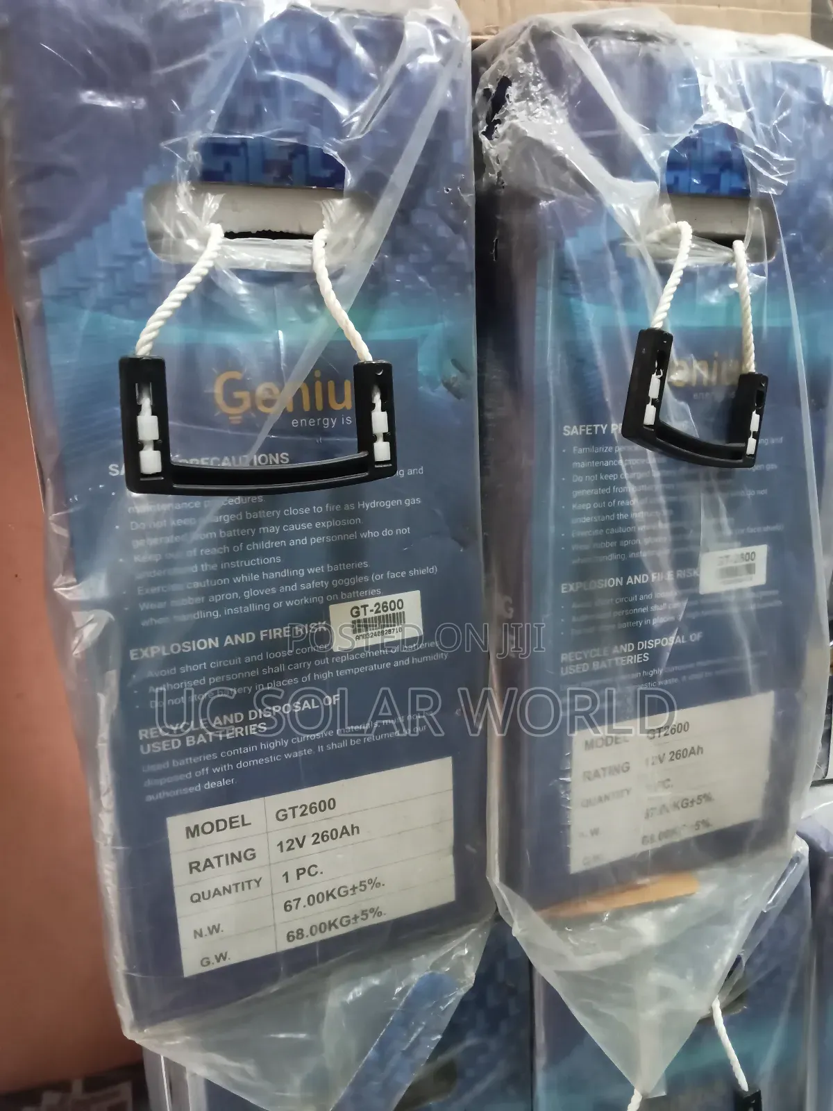 Genius 260a Solar Tubular Battery