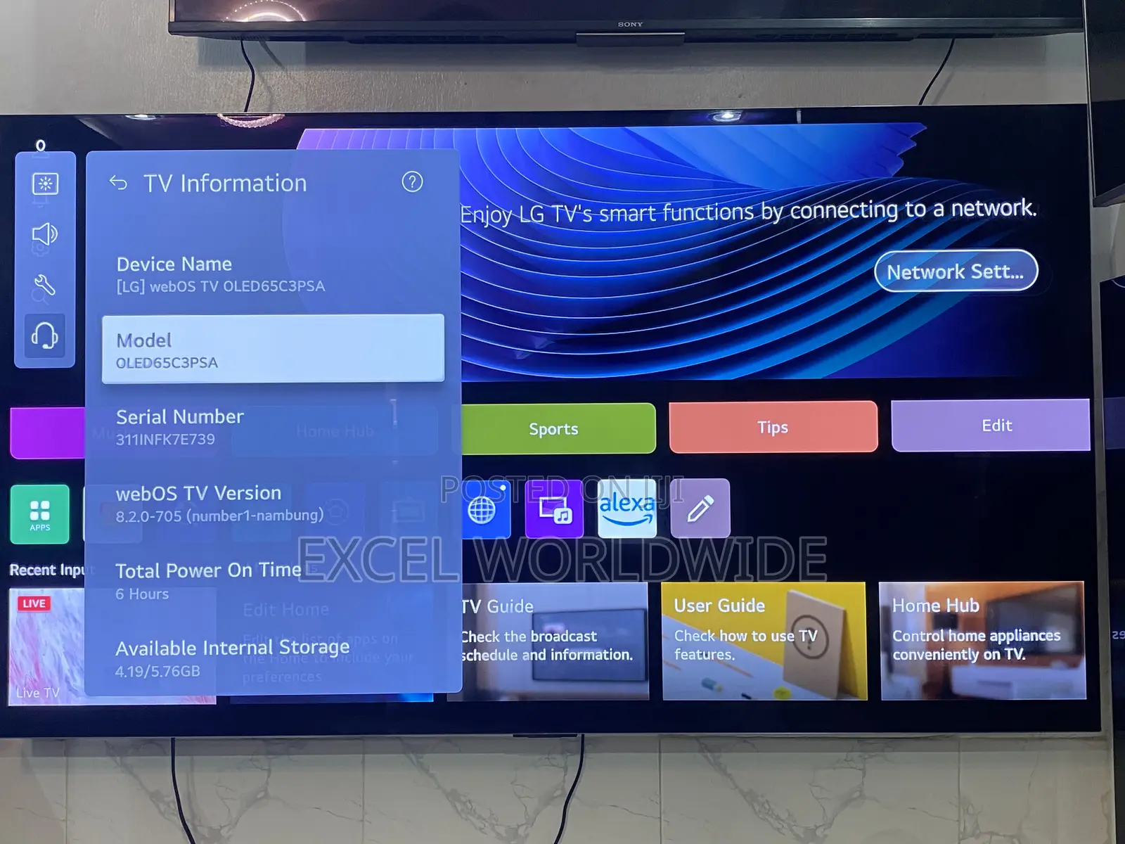 65”Class Lg Oled Tv C3 Series 2023 Model With Ip Control