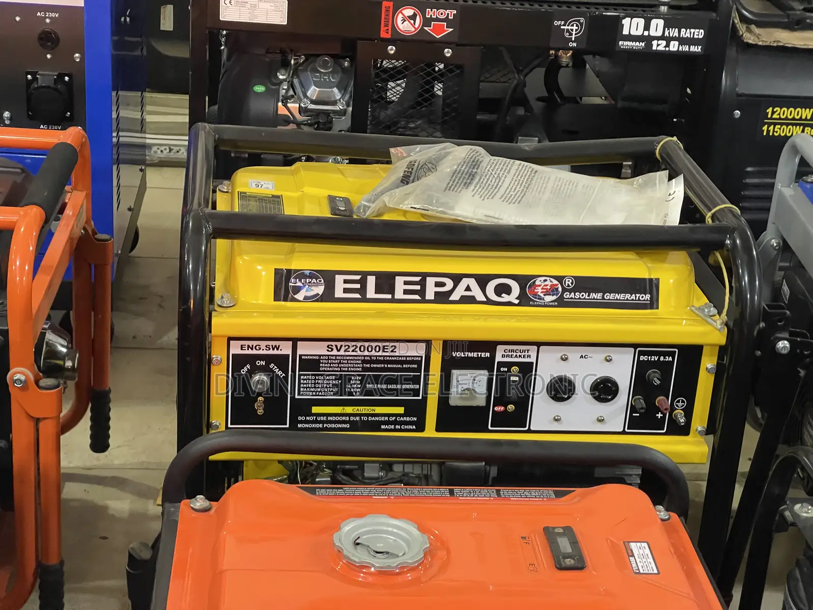 10kva Constant Elepaq Petrol Generator