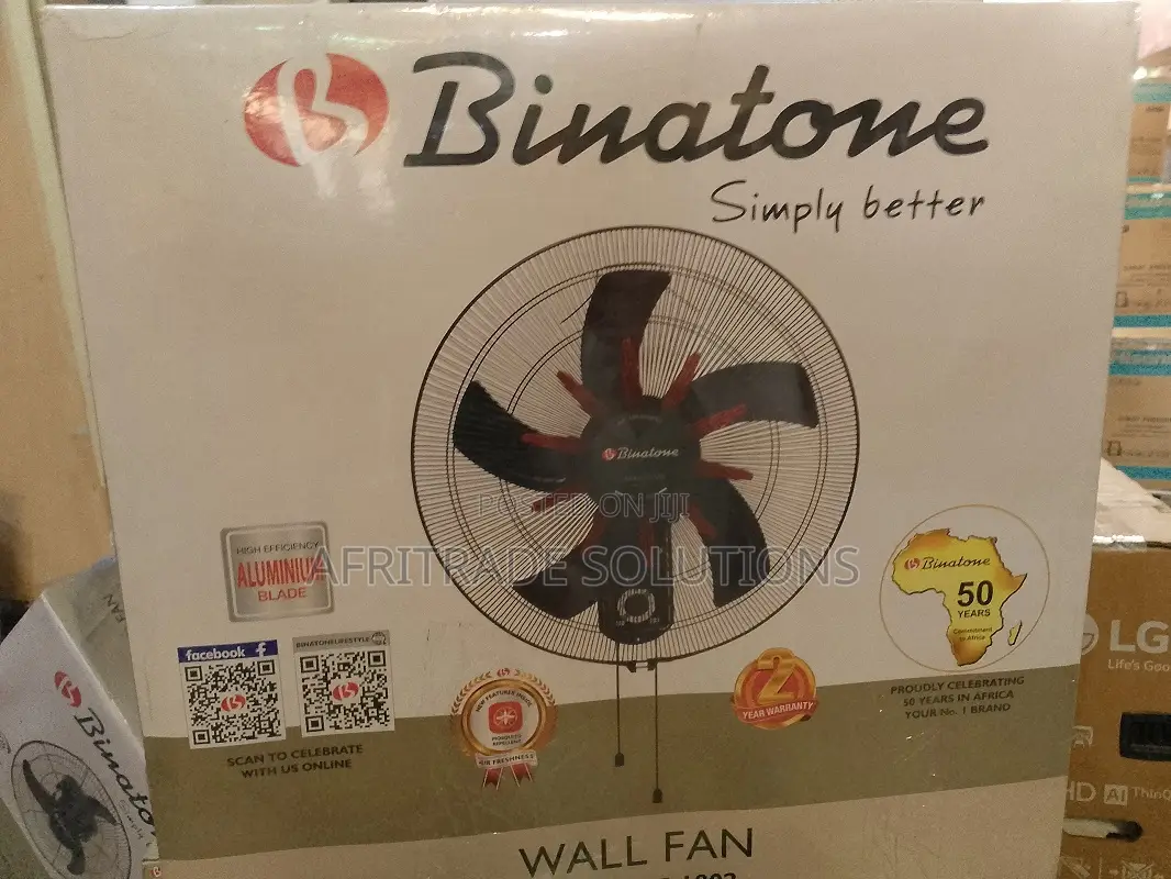 Binatone 18" Superior Airflow Indutrial Wall Fan