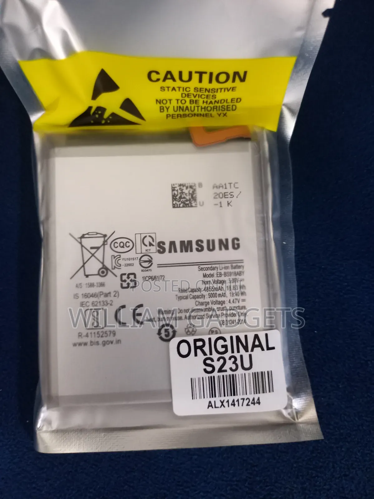 Samsung Galaxy S23 Ultra Original Battery