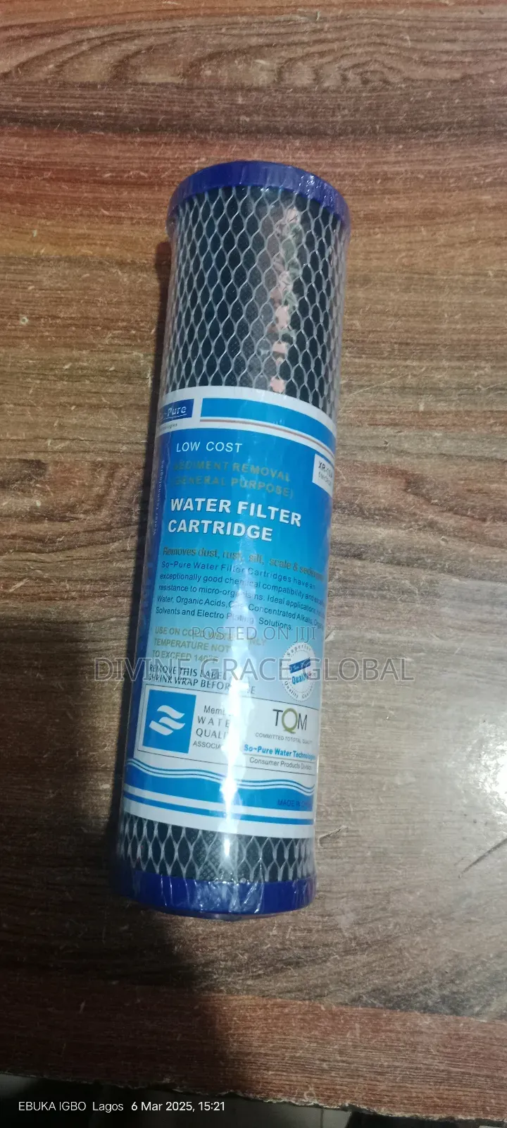 Water Filter Cartridge 5 Micron