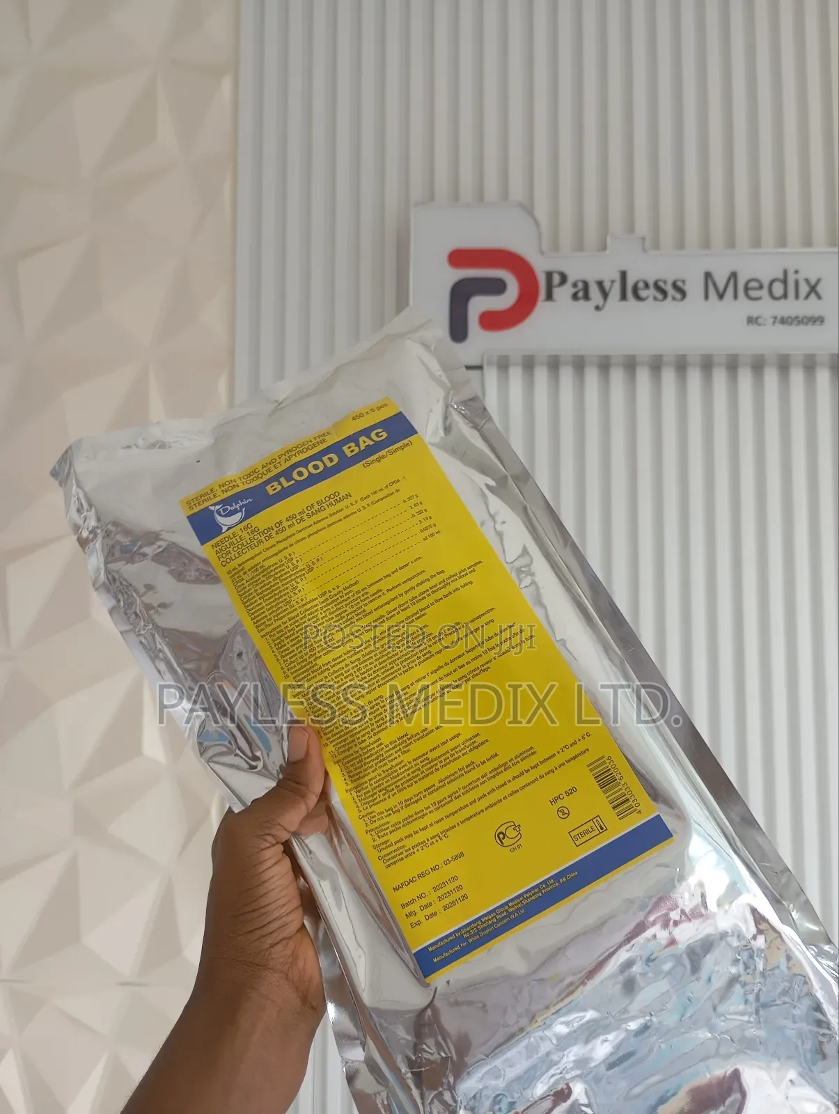 Laboratory Blood Bag