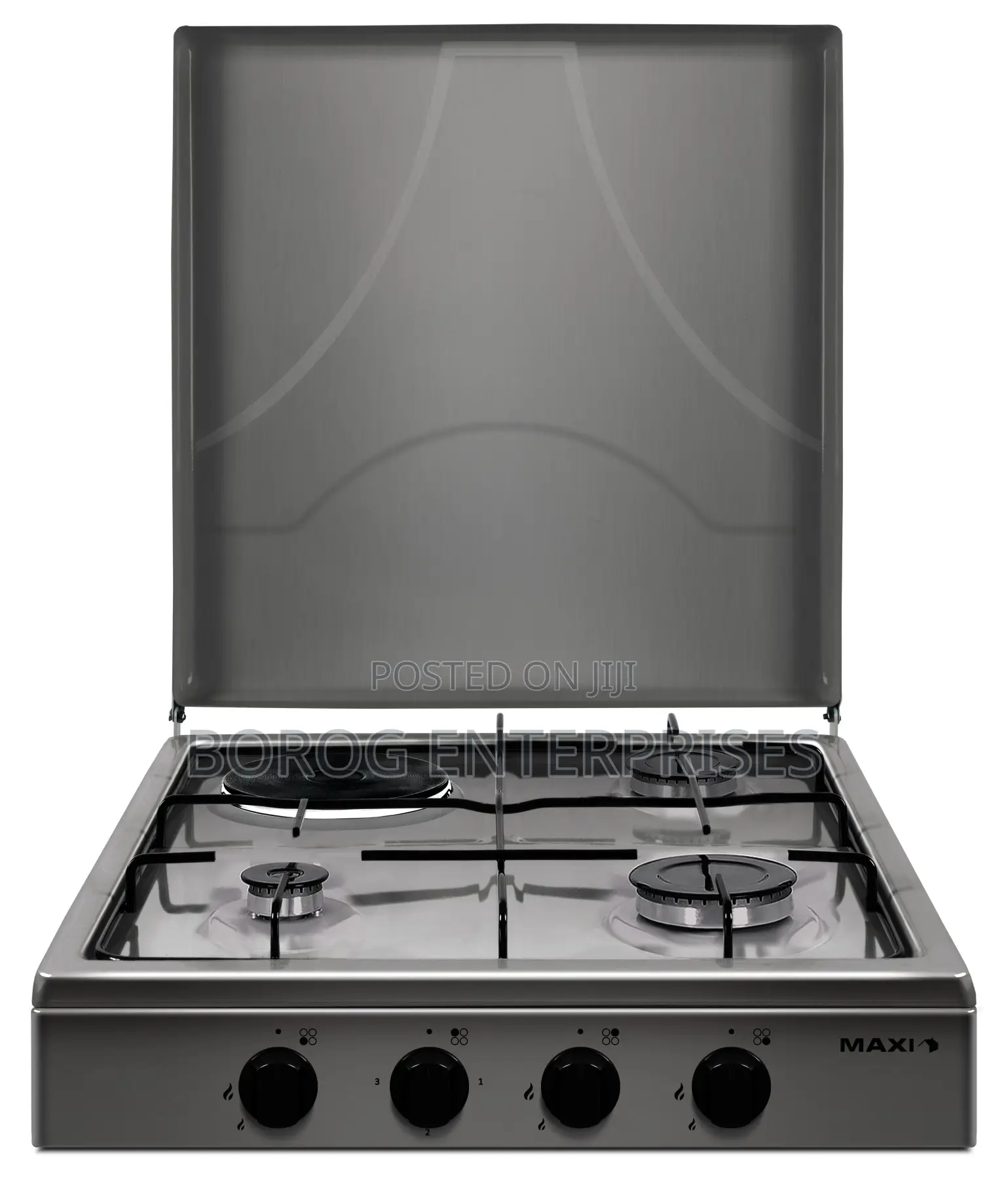 Maxi 4 Burner (3 Gas, 1 Electrical), Table Top Gas Cooker