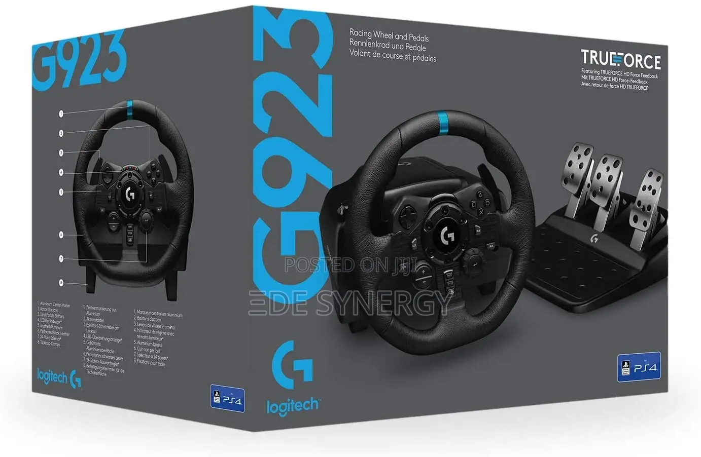 Logitech G923 Trueforce Racing Wheel Pedals for Ps5 | Ps4