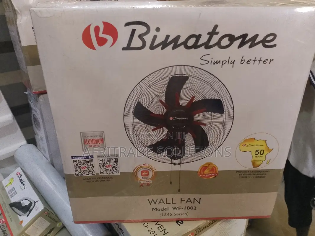 Best Airflow 18" Binatone Industrial Wall Fan