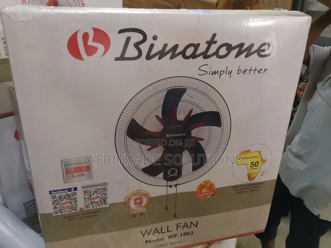 Elegant Binatone 18inches Wf-1802 Wall Fan