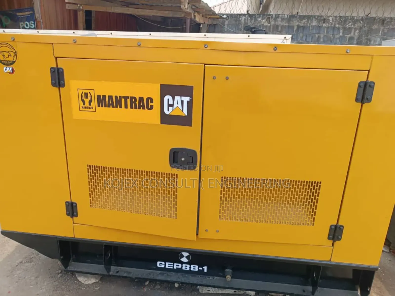 *Awoof: 20kva Mantrac Soundproof Generator 3.5m *Hours: