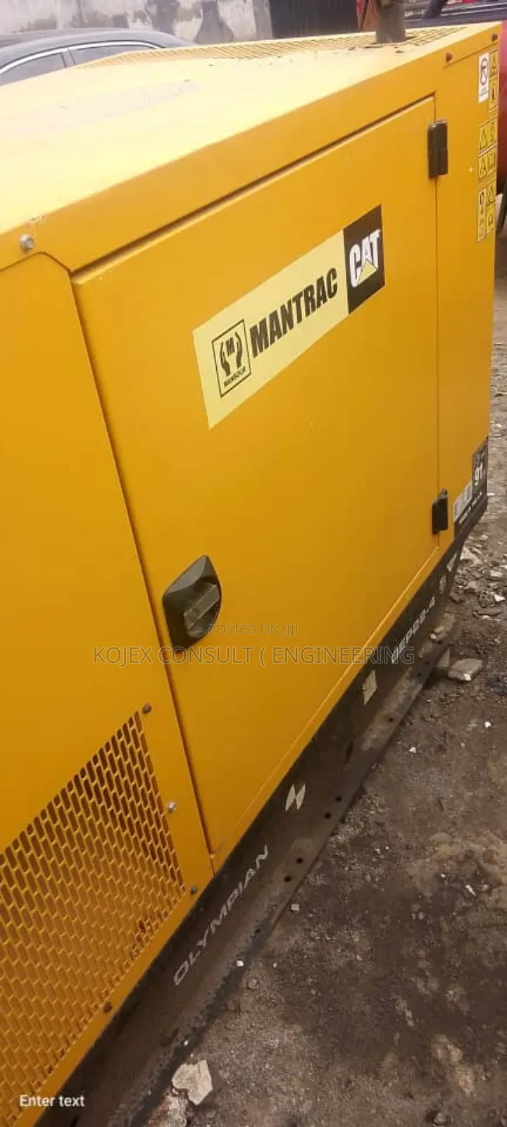 *Awoof: 65kva Mantrac Cat Soundproof Generator at 13m*