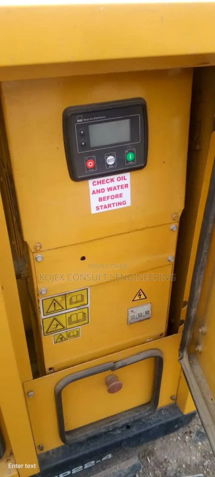 *Awoof: 65kva Mantrac Cat Soundproof Generator at 13m*