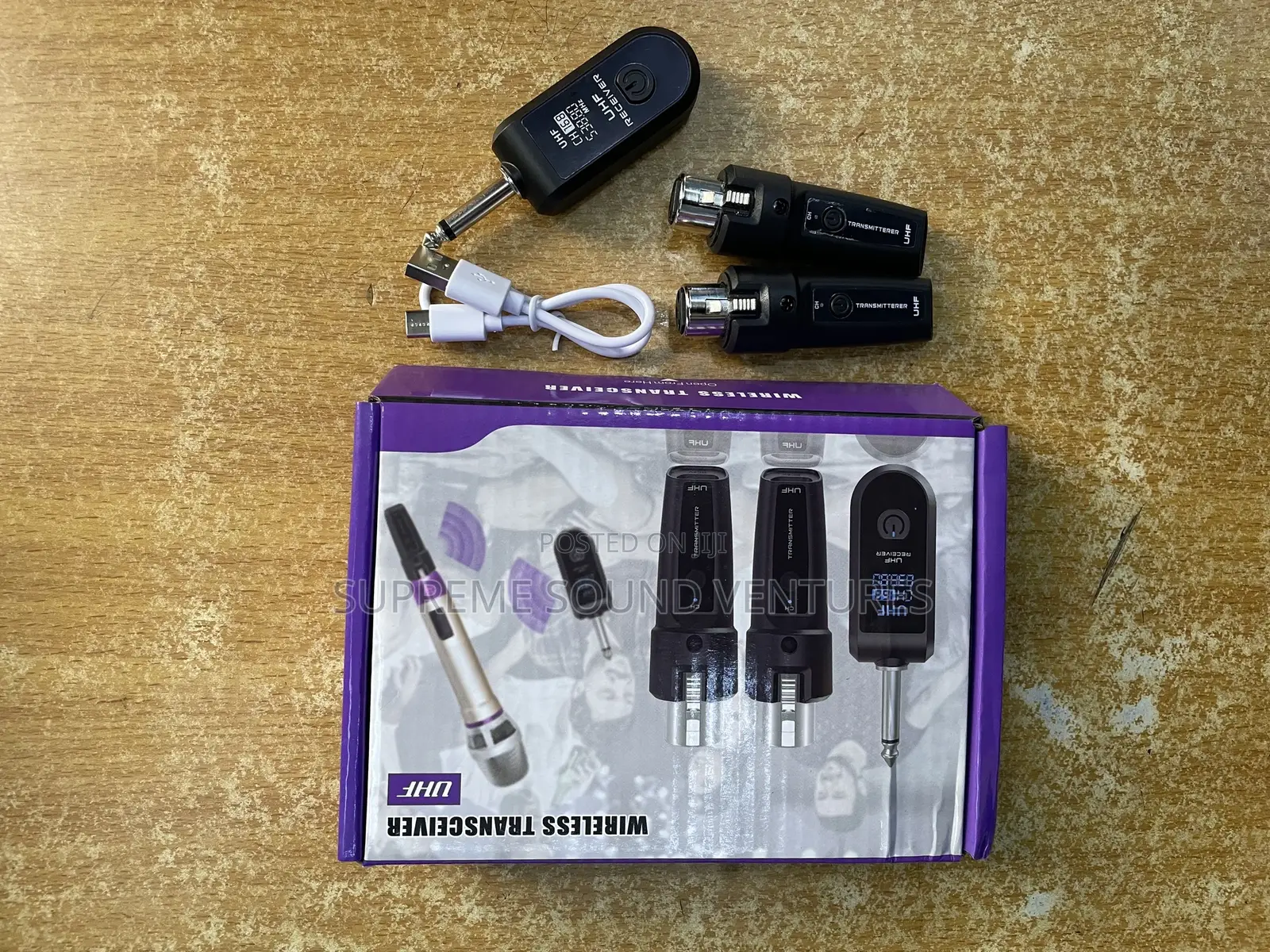 Double Wireless Transceiver Uhf