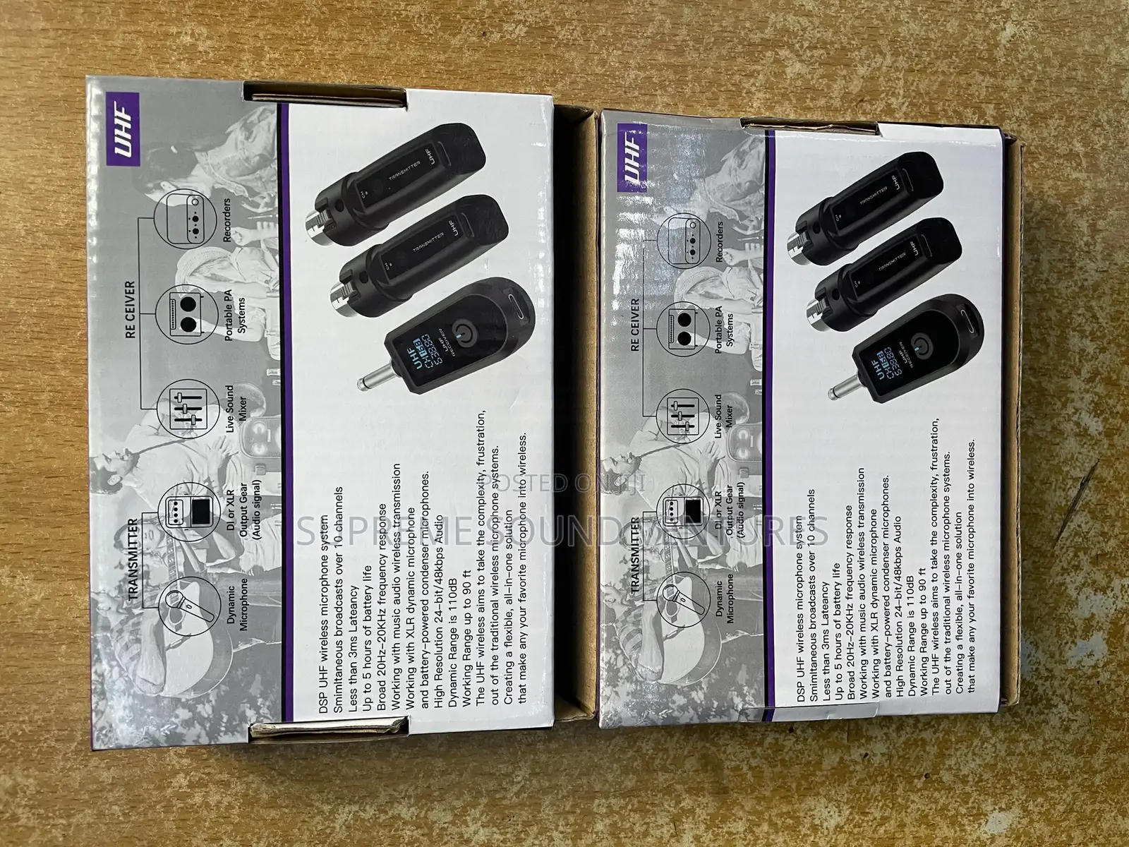 Double Wireless Transceiver Uhf