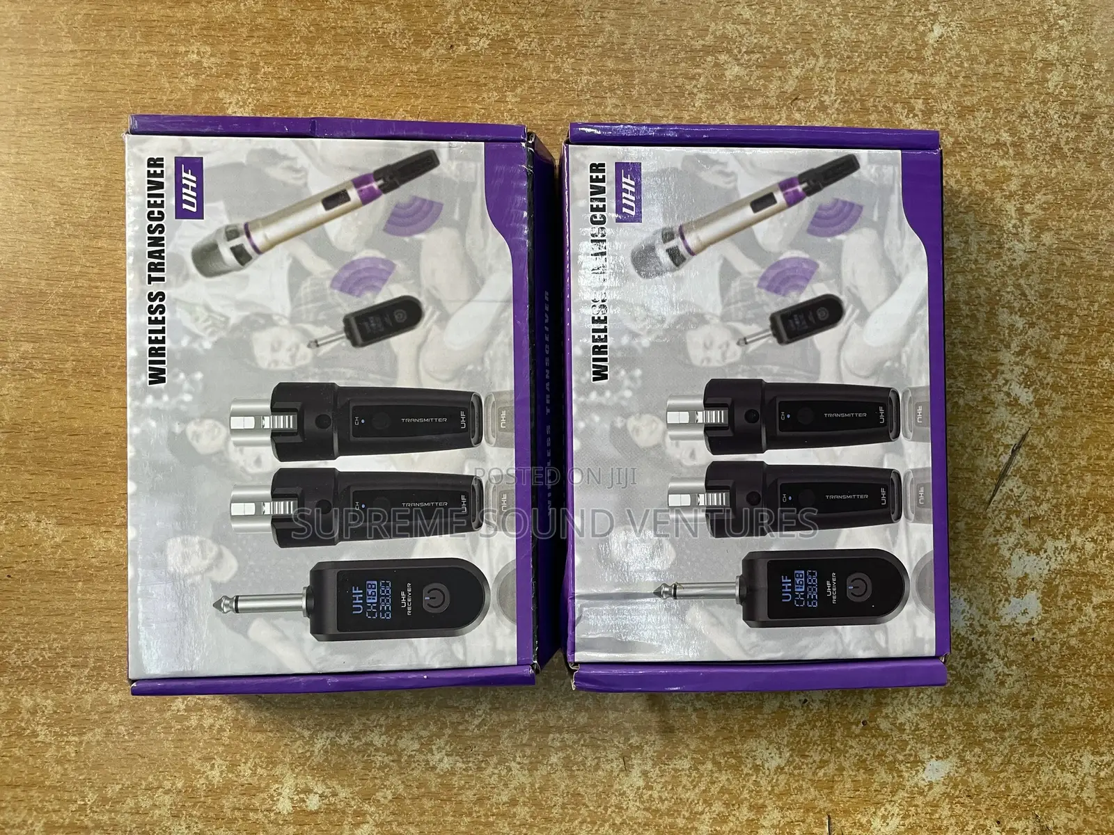 Double Wireless Transceiver Uhf