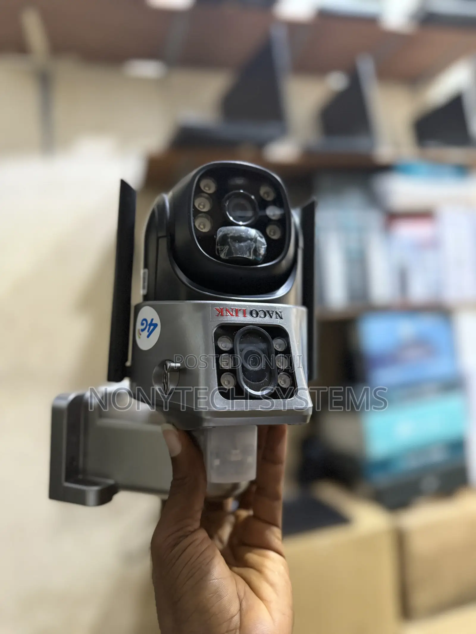 Dual Lens Solar Camera 4g