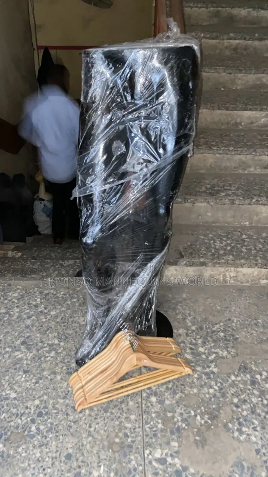 Fibre Waist Male Half Body Mannequin